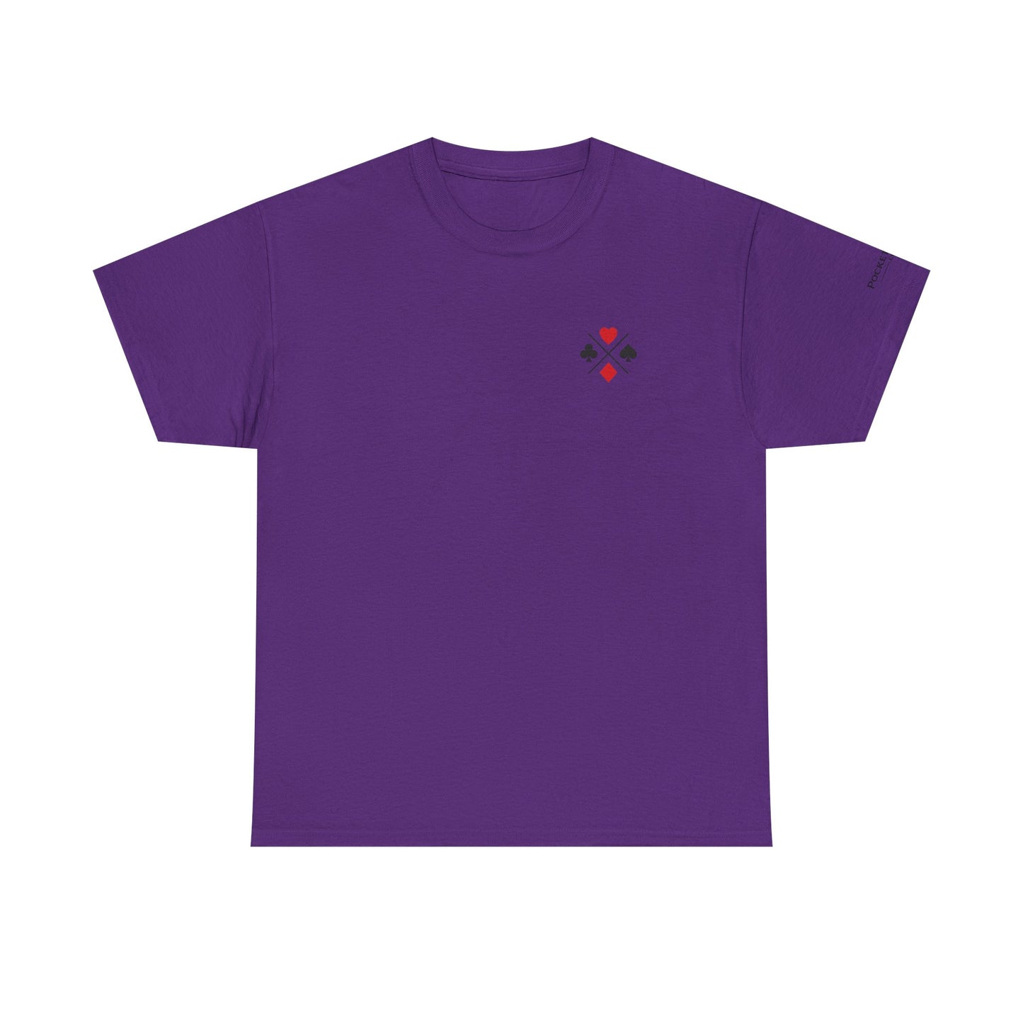 PocketKingsCo Poker Suits Logo T-Shirt – Minimal Left Chest Design