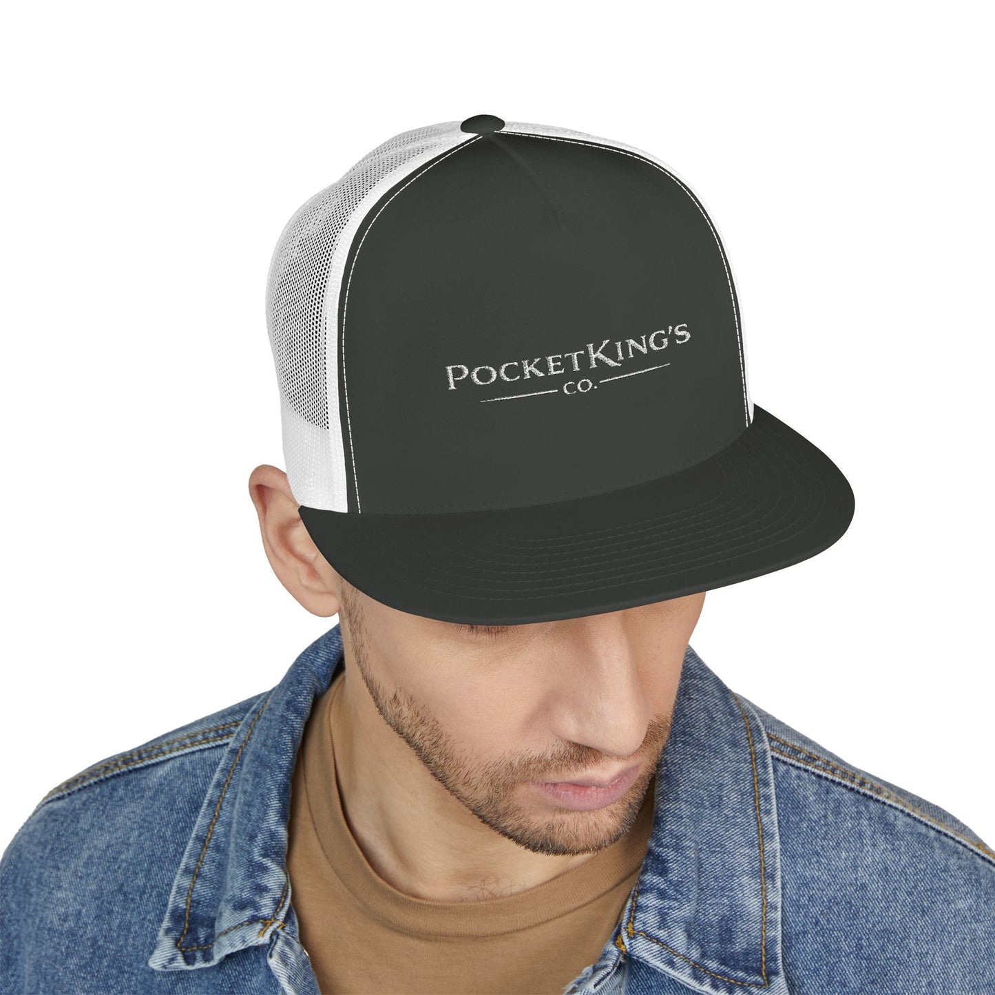 Pocket Kings Classic 5 Mesh Panel Trucker Cap