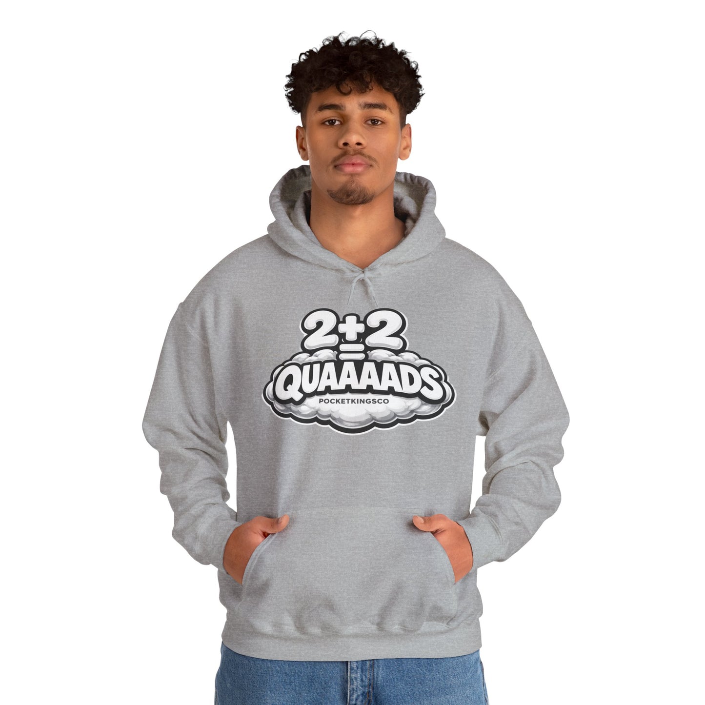 2+2 = QUAAAADS | PocketKingsCo Poker Hoodie