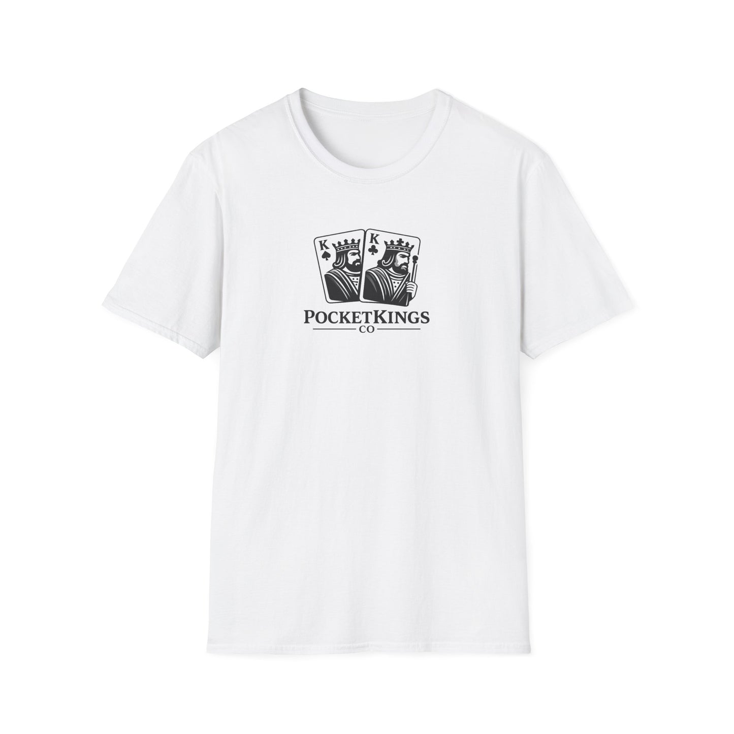 Classic Pocket Kings Logo T-Shirt – PocketKingsCo Signature Poker Tee