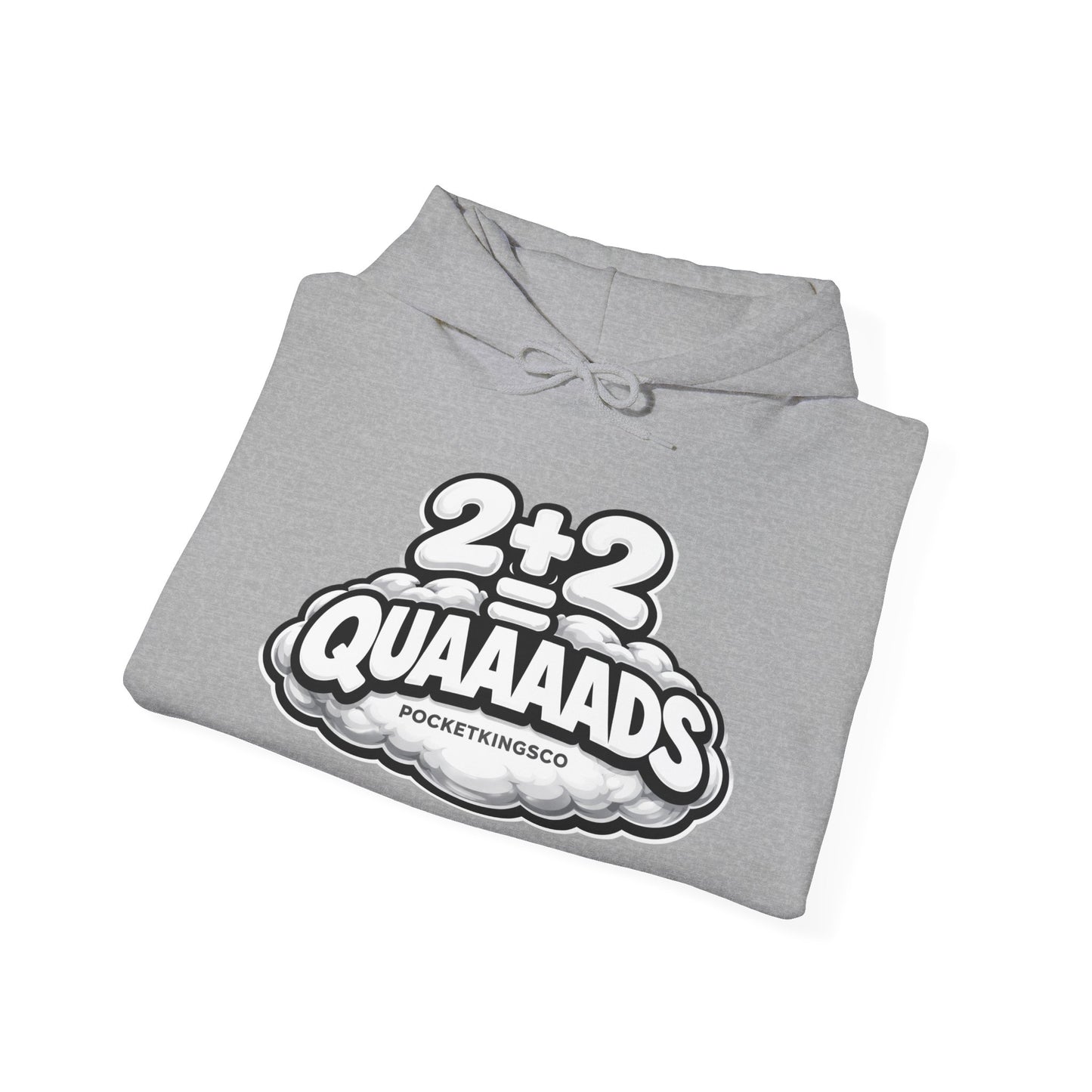 2+2 = QUAAAADS | PocketKingsCo Poker Hoodie