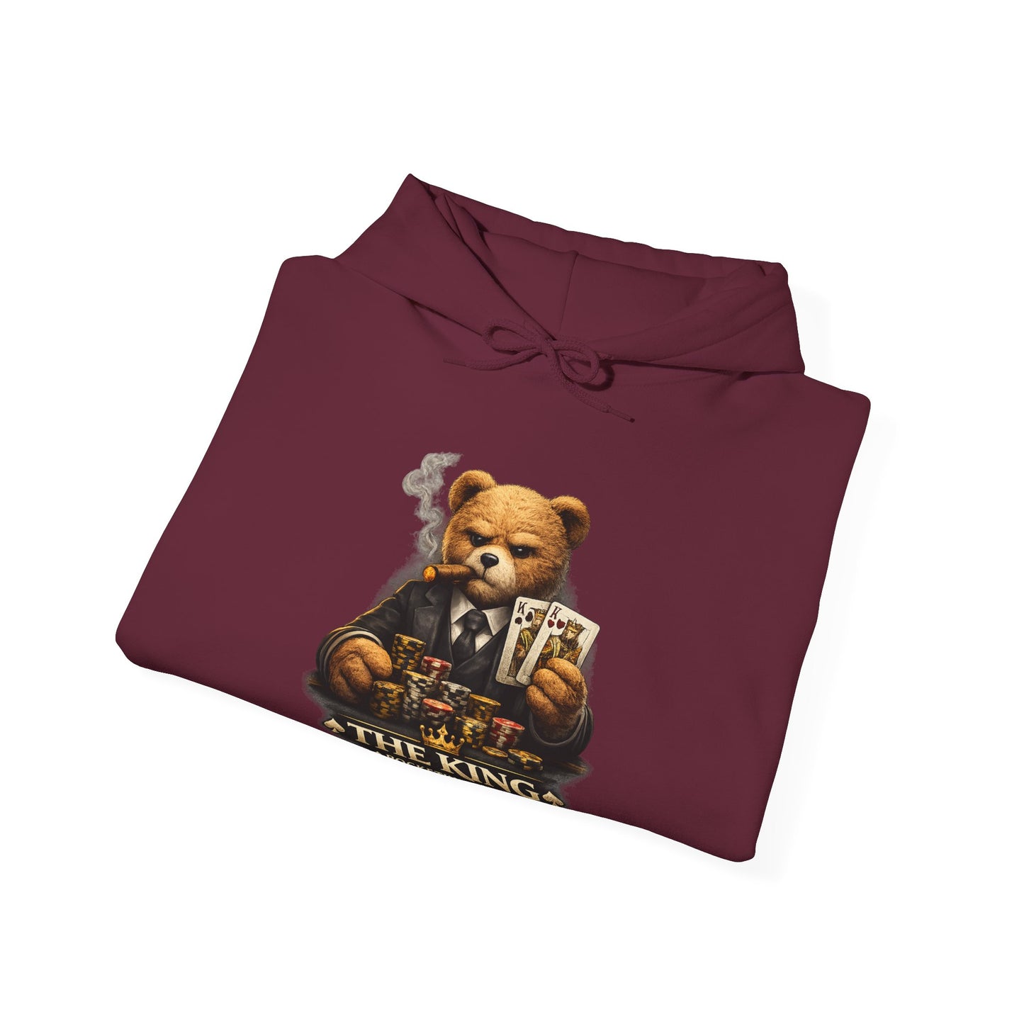 The King Teddy Poker Hoodie – PocketKingsCo