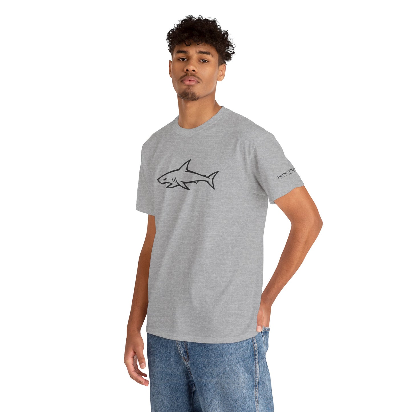 Shark At The Table Shirt — PocketKingsCo Shark Tee