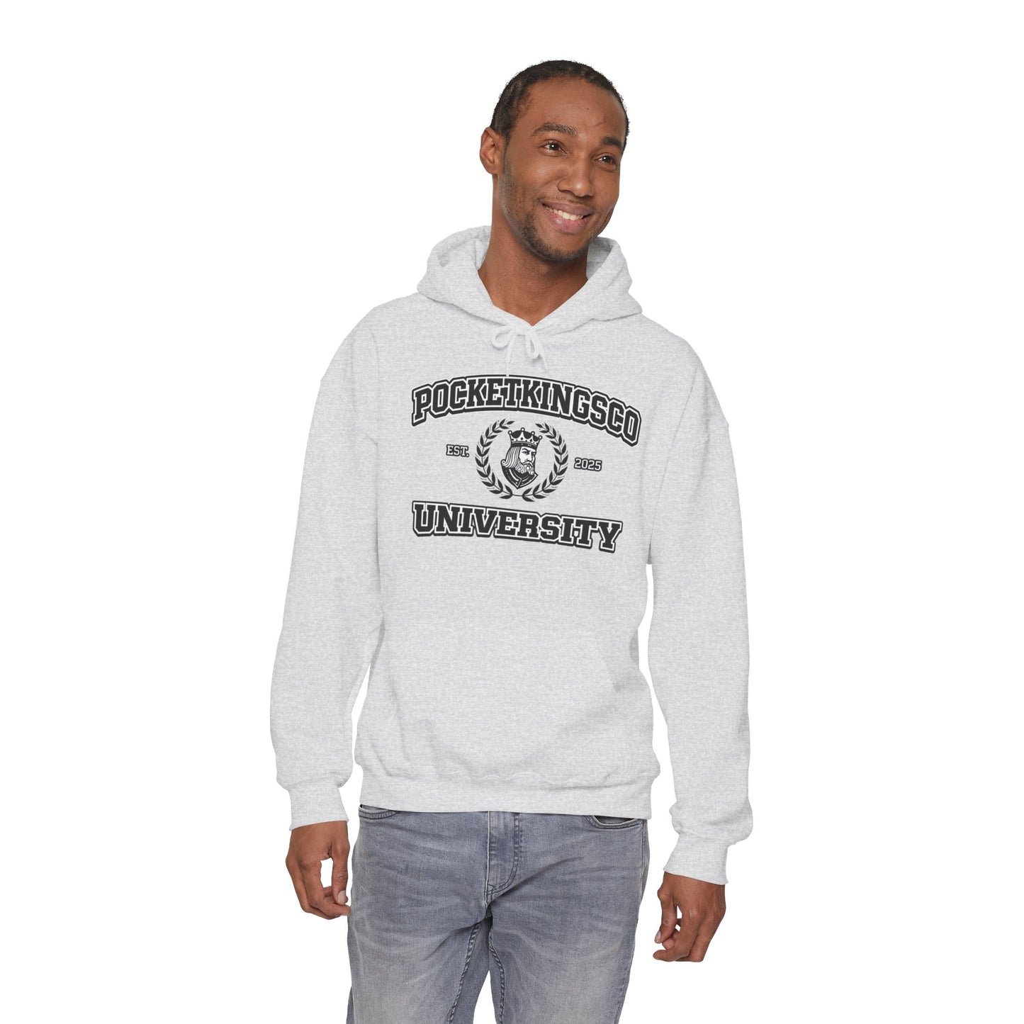 PocketKingsCo University Hoodie — Classic College Edition