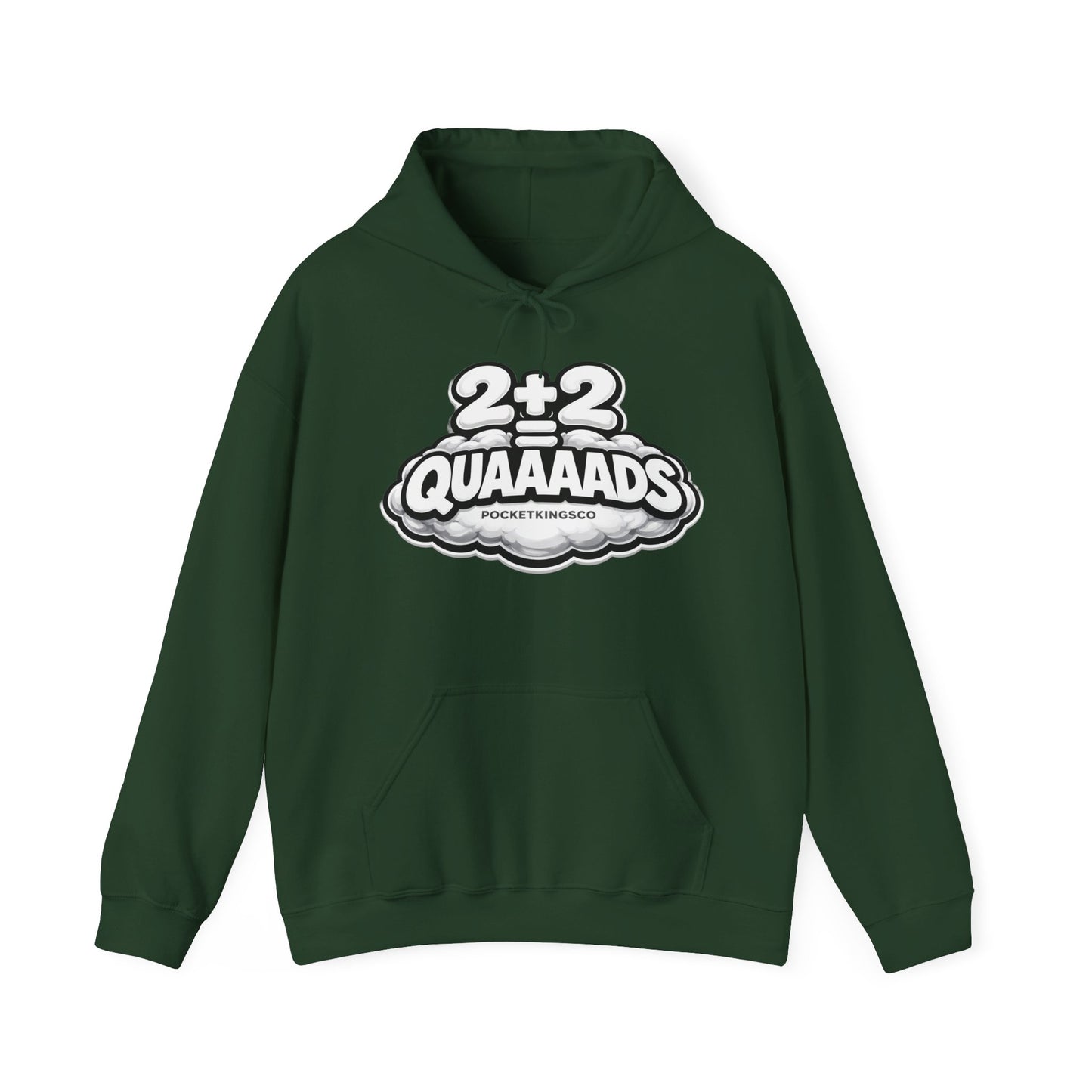 2+2 = QUAAAADS | PocketKingsCo Poker Hoodie
