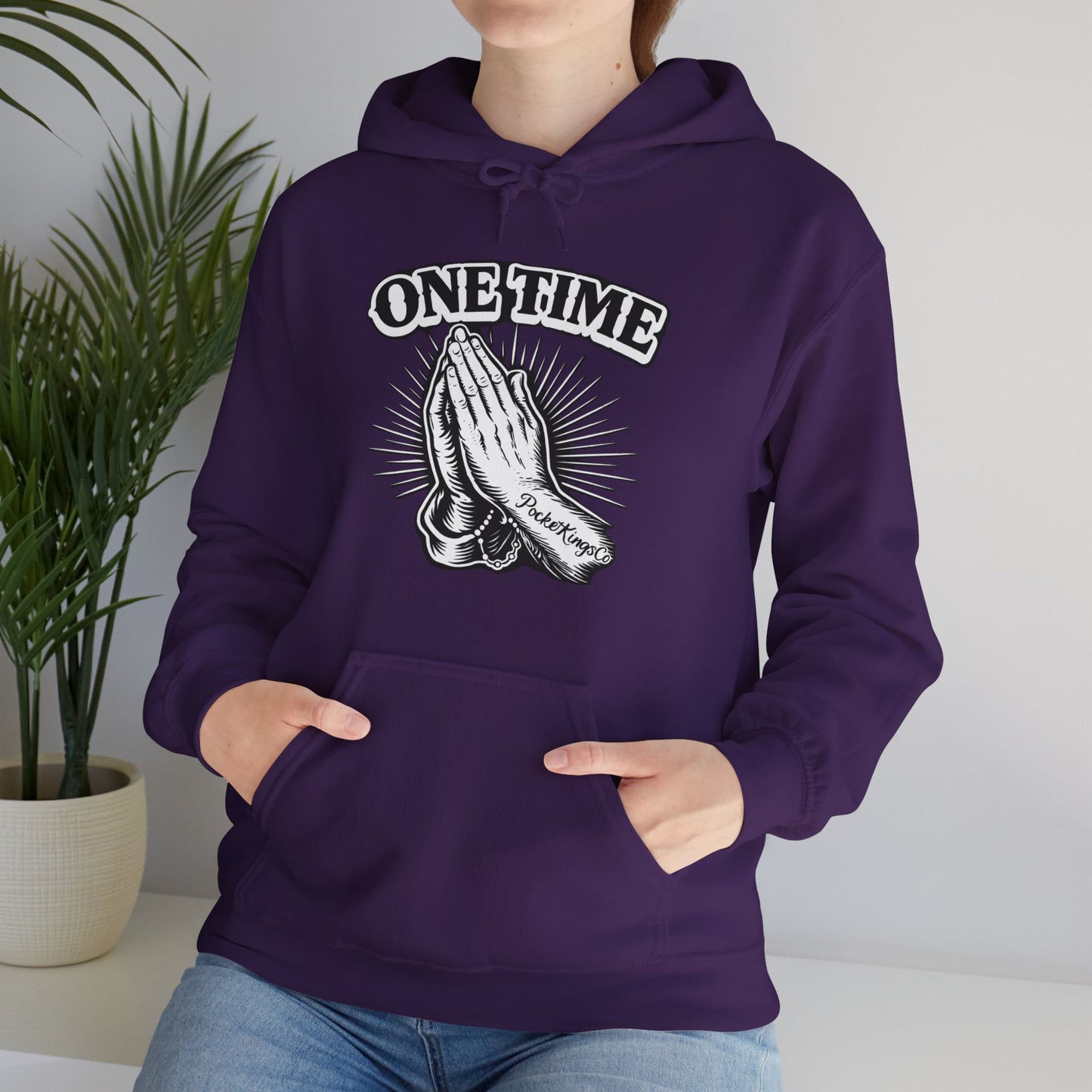 One Time PocketKingsCo Poker Mindset Hoodie
