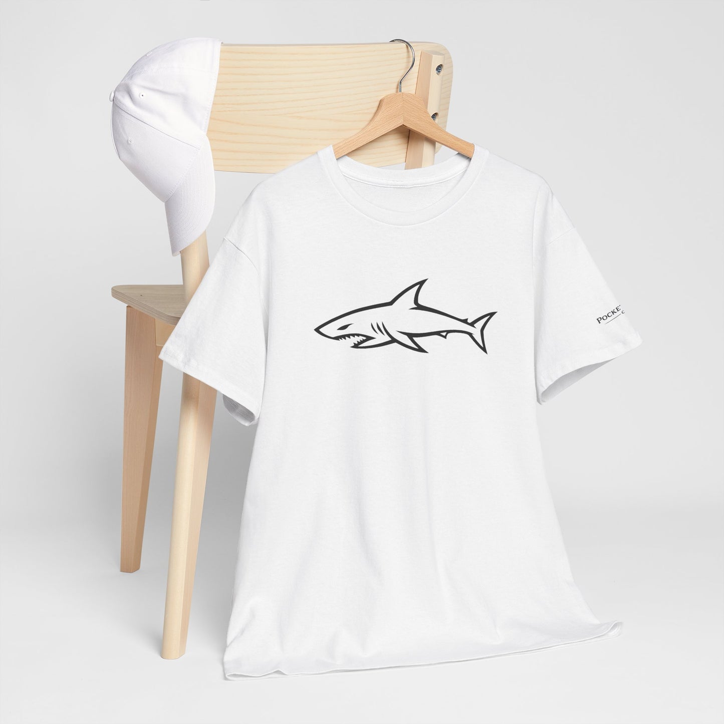 Shark At The Table Shirt — PocketKingsCo Shark Tee