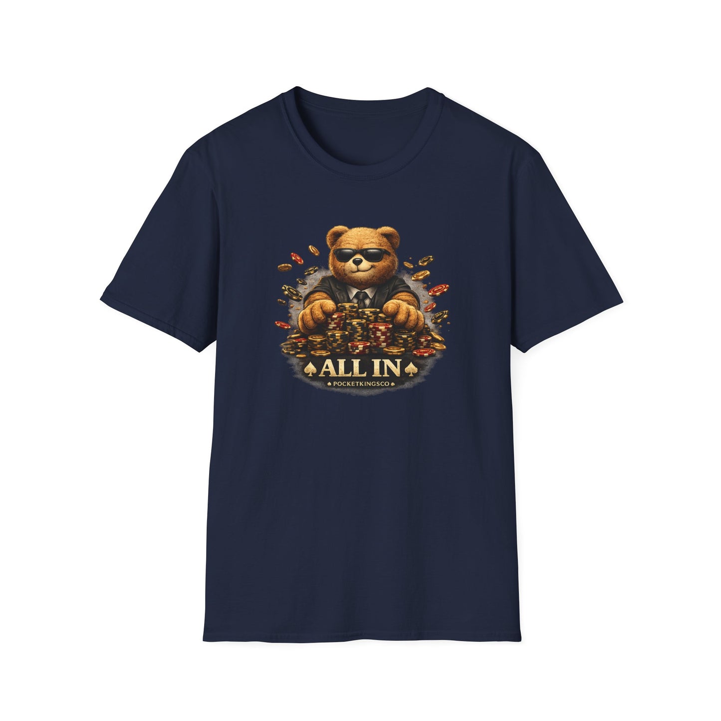 All-In Teddy Poker T-Shirt – PocketKingsCo
