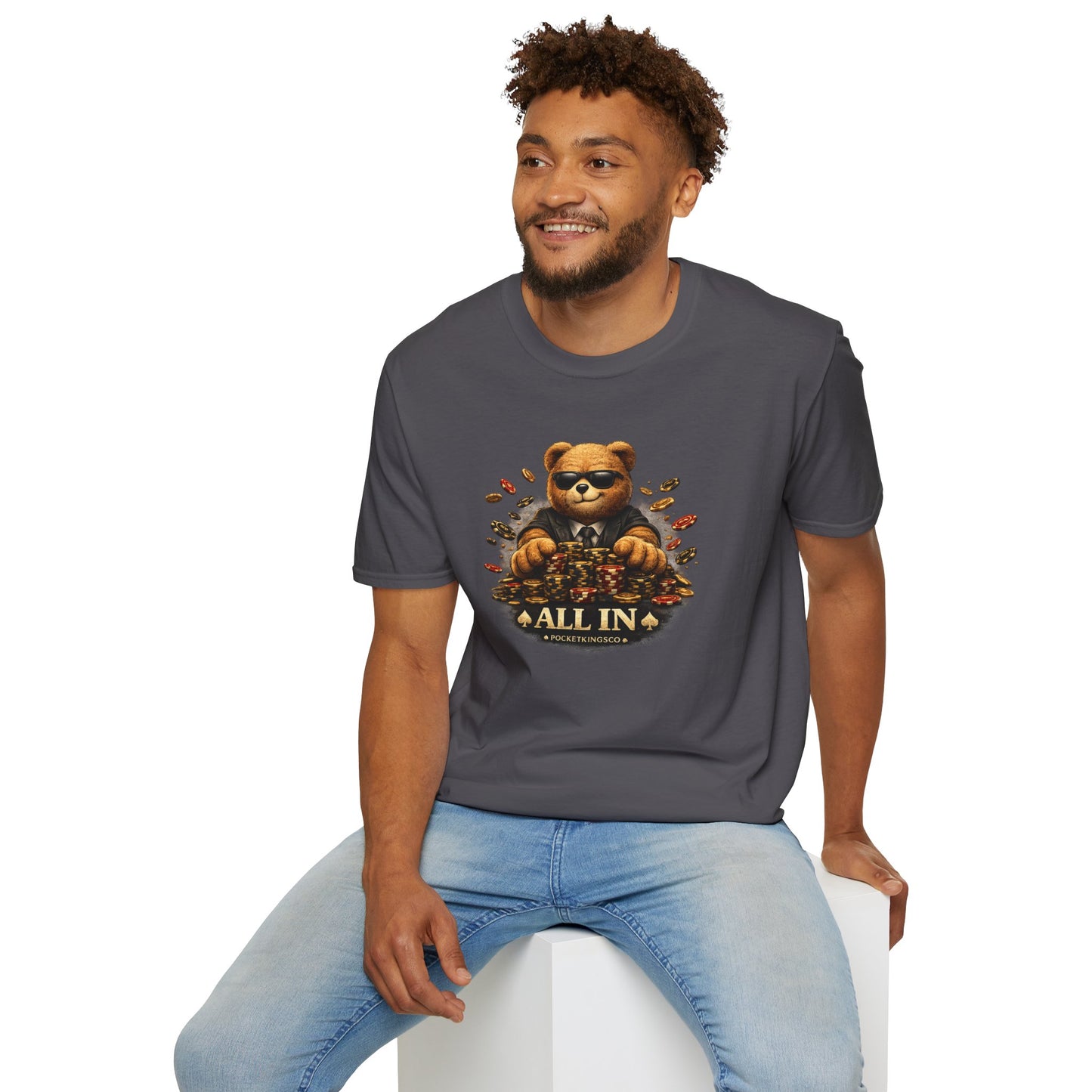 All-In Teddy Poker T-Shirt – PocketKingsCo