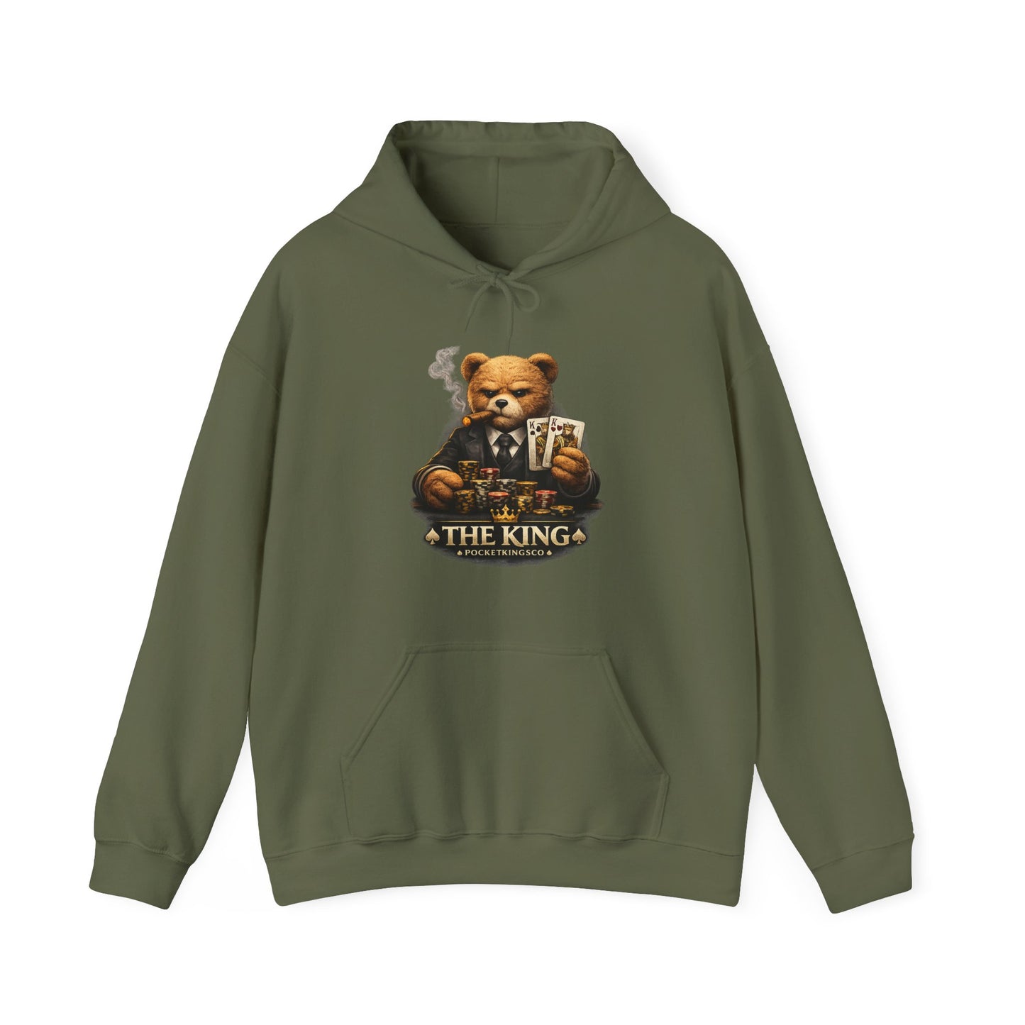 The King Teddy Poker Hoodie – PocketKingsCo
