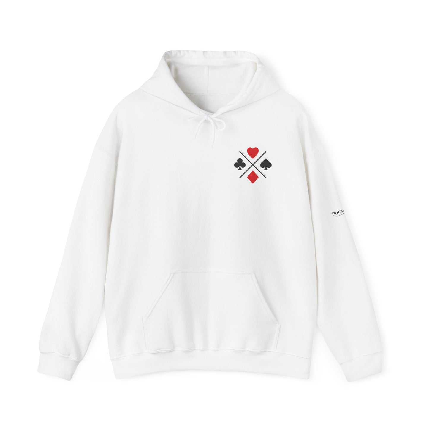 PocketKingsCo Poker Suits Hoodie – Minimal Poker Lifestyle Streetwear