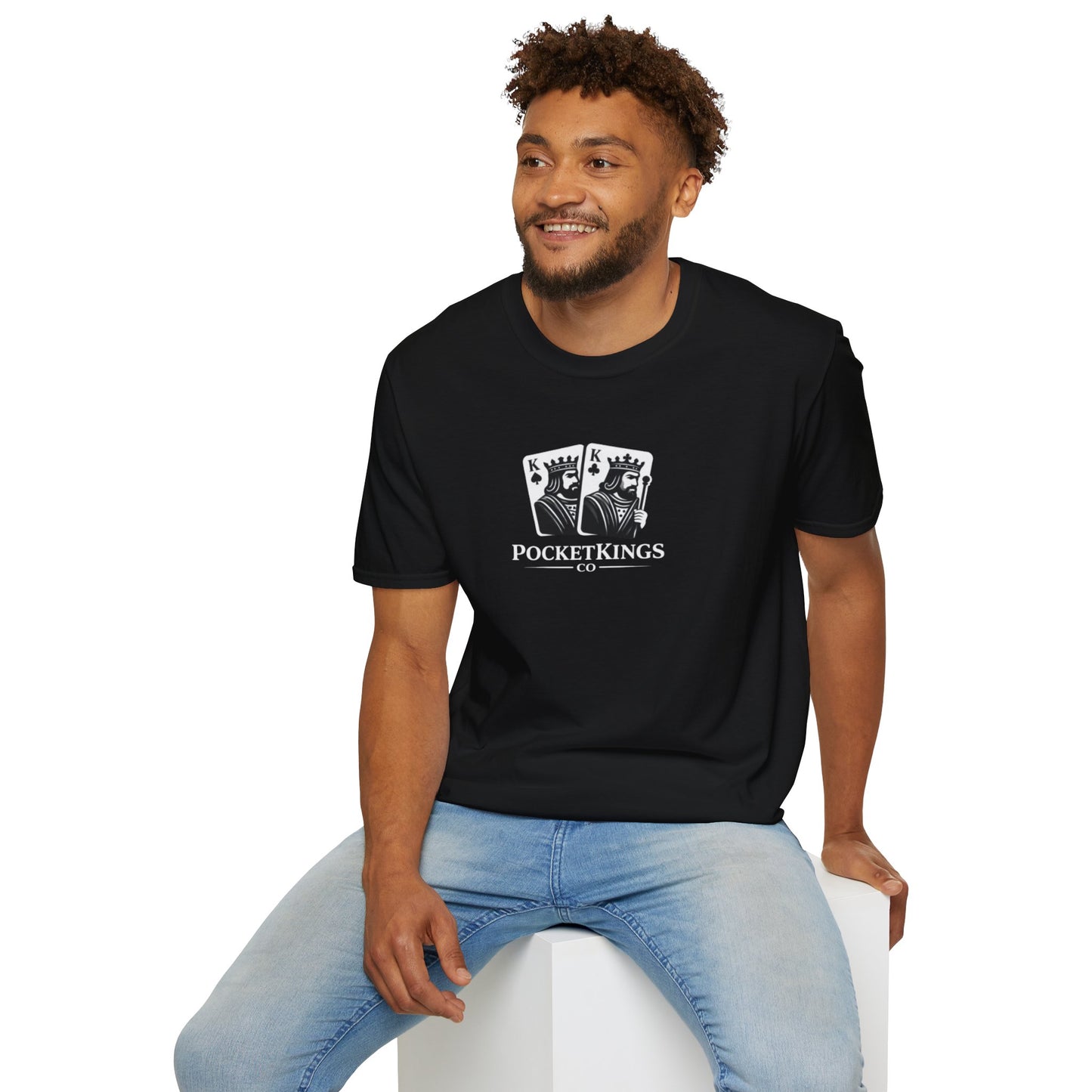 Classic Pocket Kings Logo T-Shirt – PocketKingsCo Signature Poker Tee