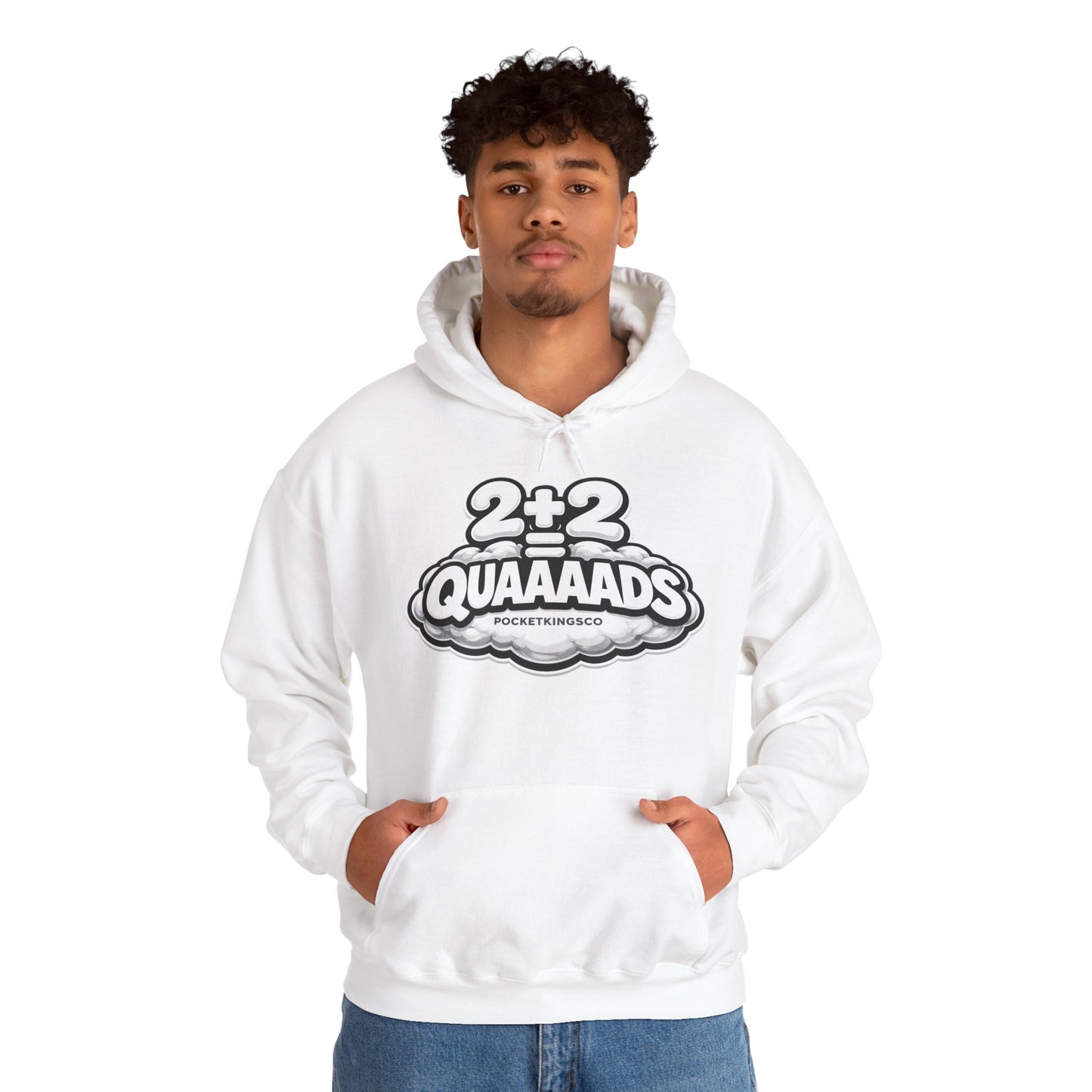 2+2 = QUAAAADS | PocketKingsCo Poker Hoodie