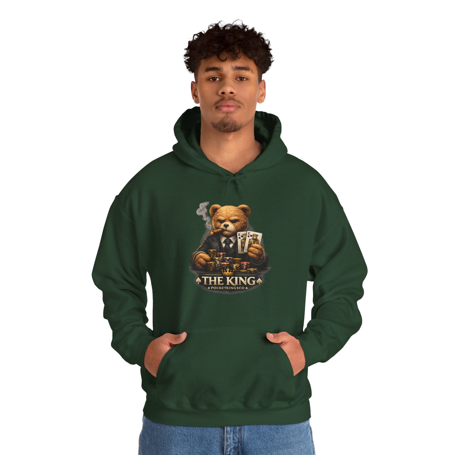 The King Teddy Poker Hoodie – PocketKingsCo