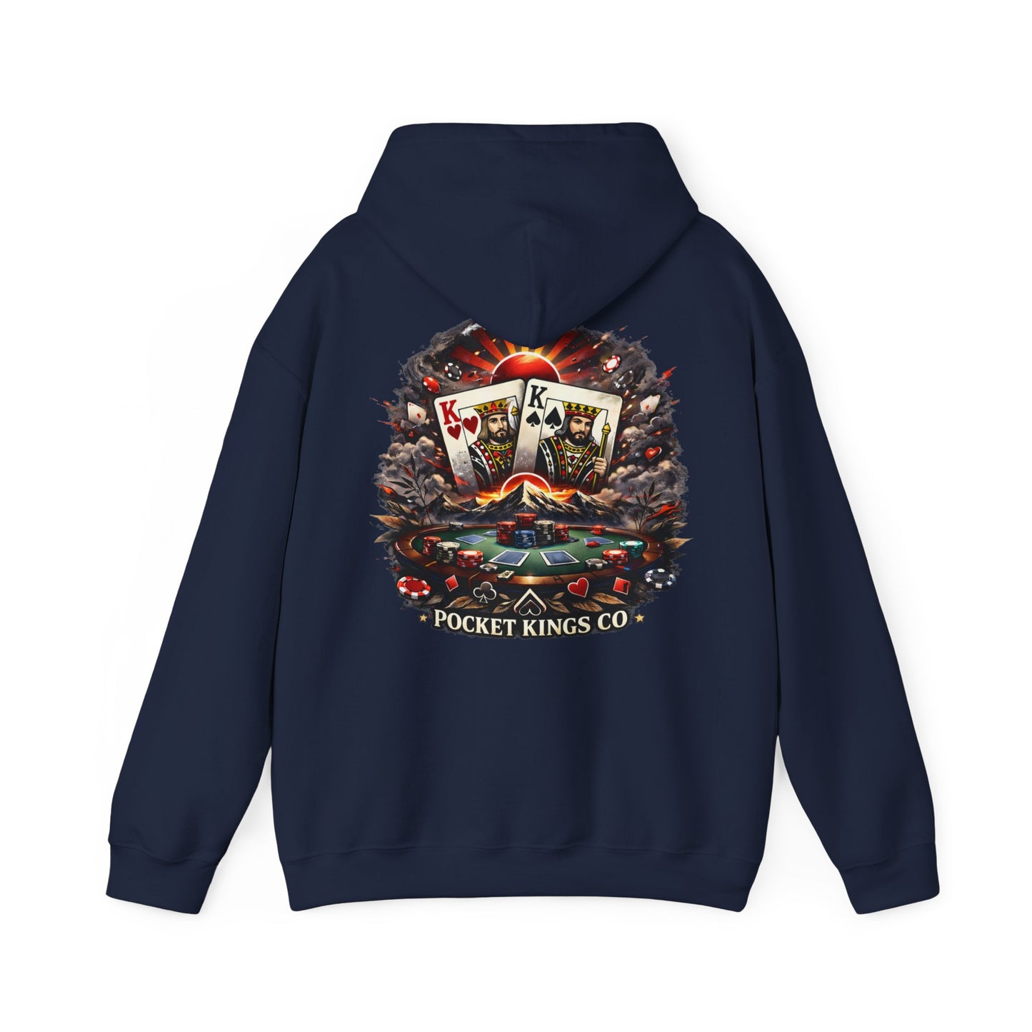 Rising Kings Hoodie – Poker Sunrise Back Graphic | PocketKingsCo