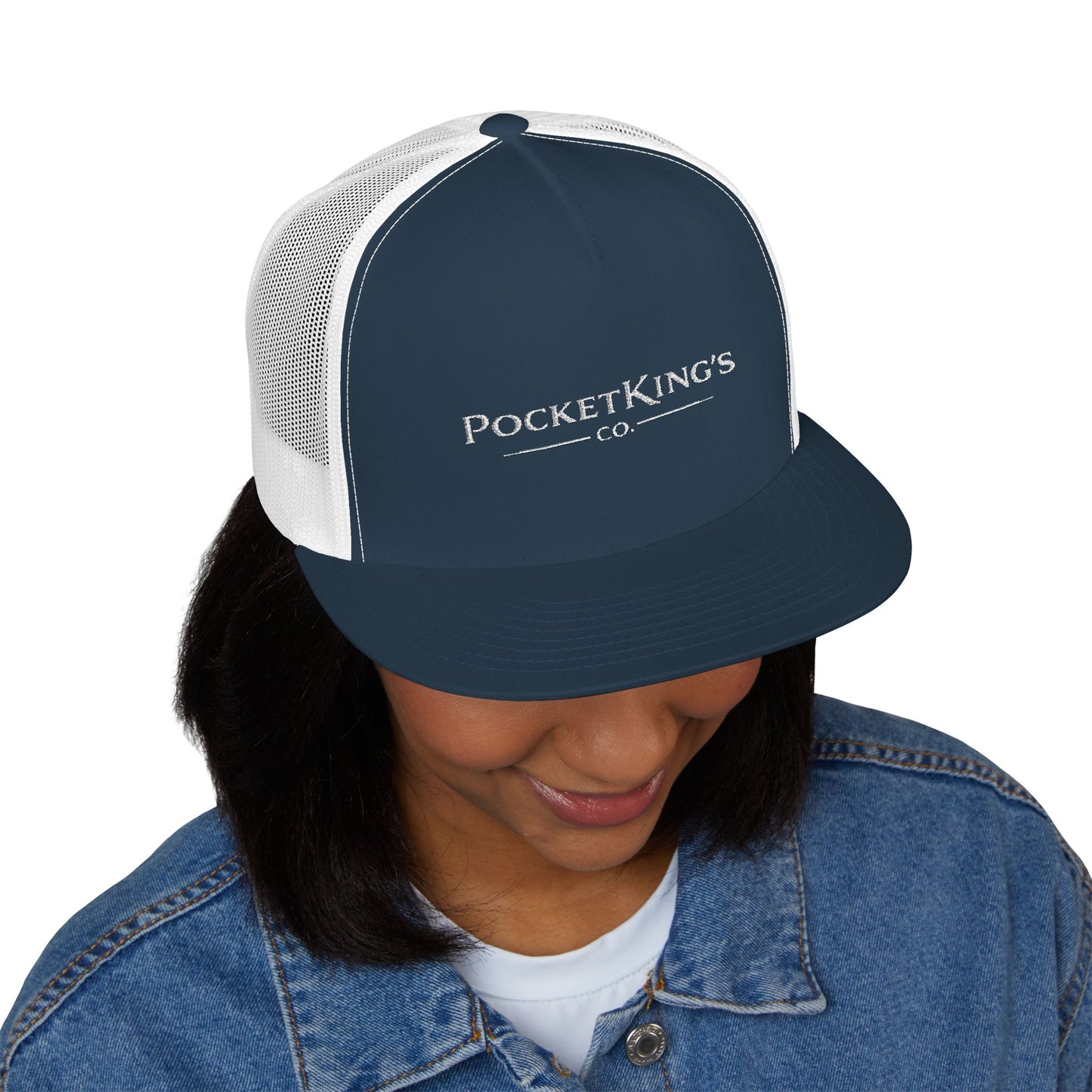 Pocket Kings Classic 5 Mesh Panel Trucker Cap