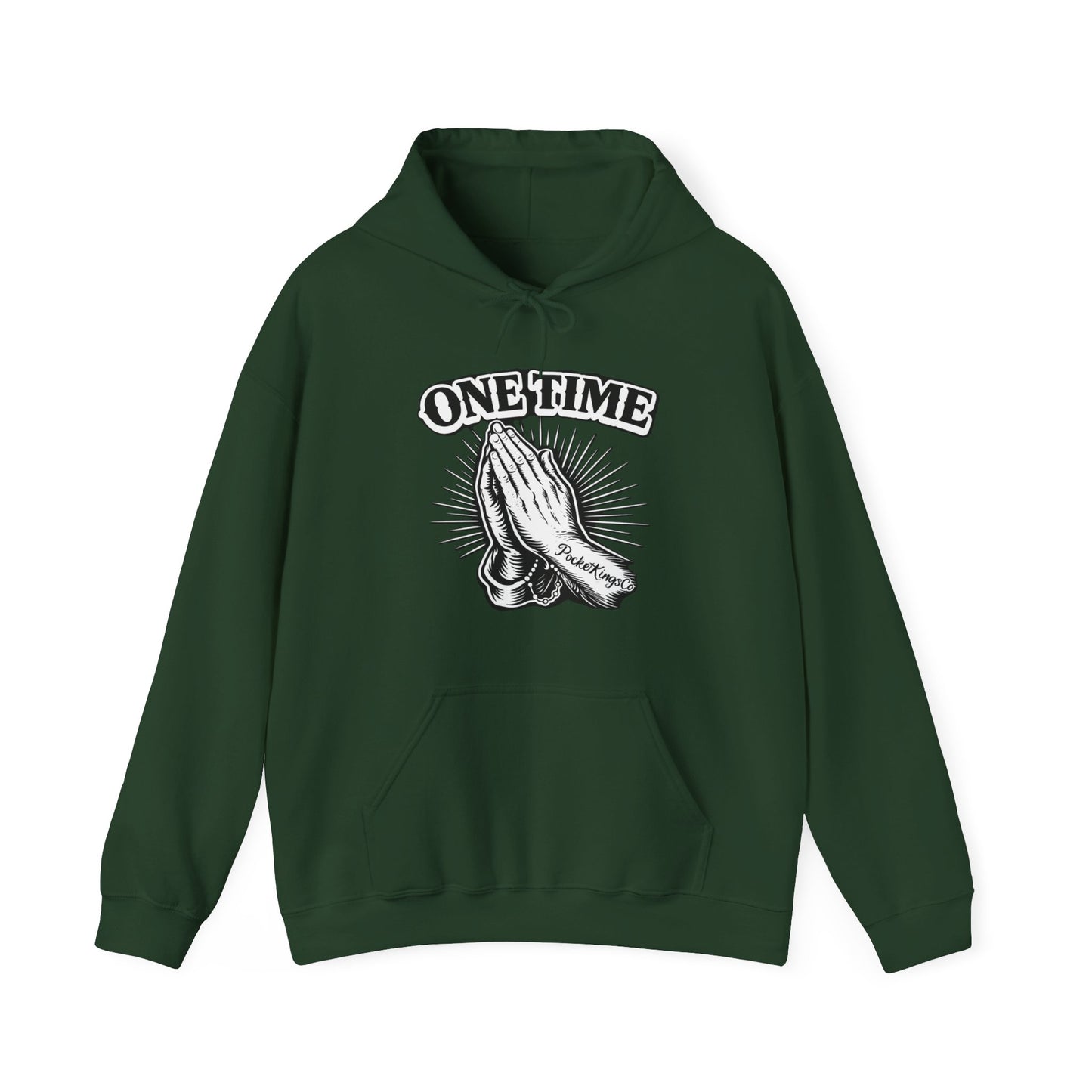 One Time PocketKingsCo Poker Mindset Hoodie