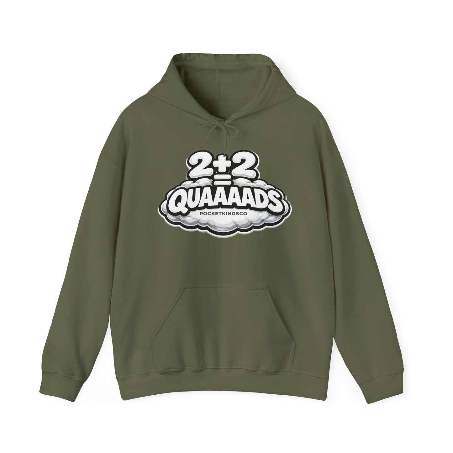 2+2 = QUAAAADS | PocketKingsCo Poker Hoodie