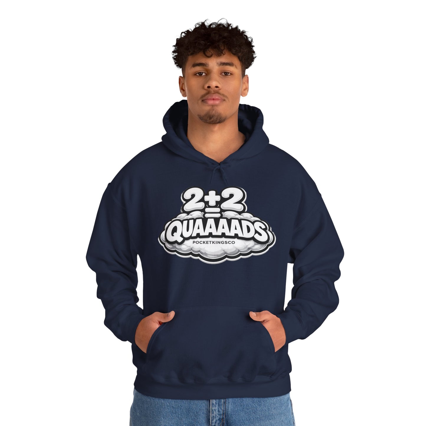 2+2 = QUAAAADS | PocketKingsCo Poker Hoodie