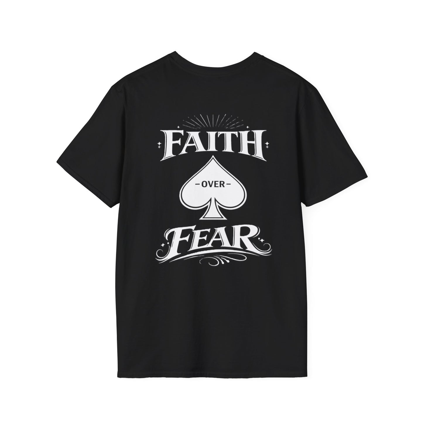 Faith Over Fear– PocketKingsCo Poker Lifestyle T-Shirt