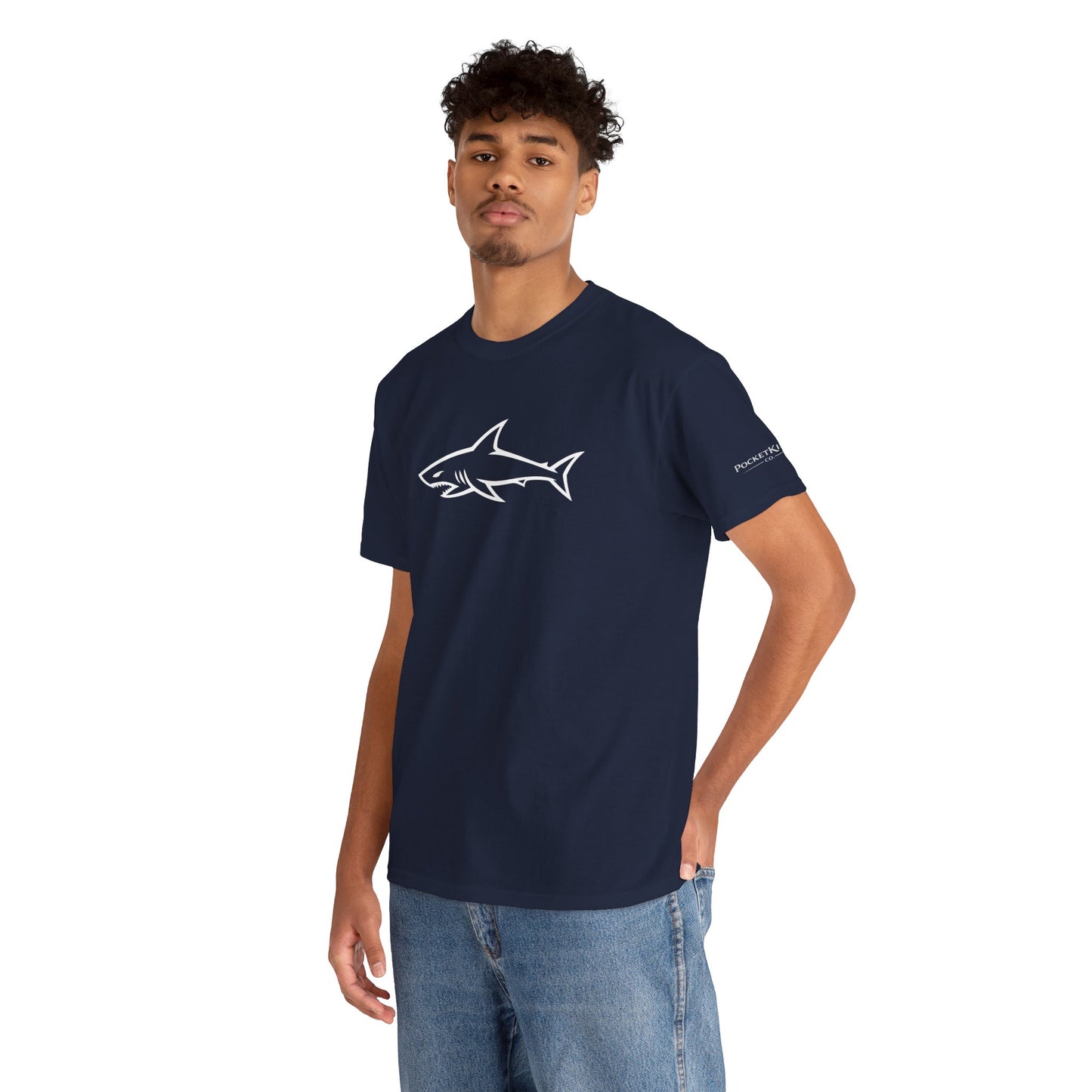 Shark At The Table Shirt — PocketKingsCo Shark Tee