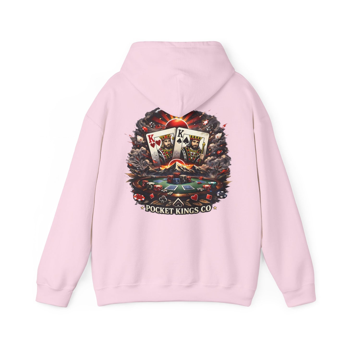 Rising Kings Hoodie – Poker Sunrise Back Graphic | PocketKingsCo