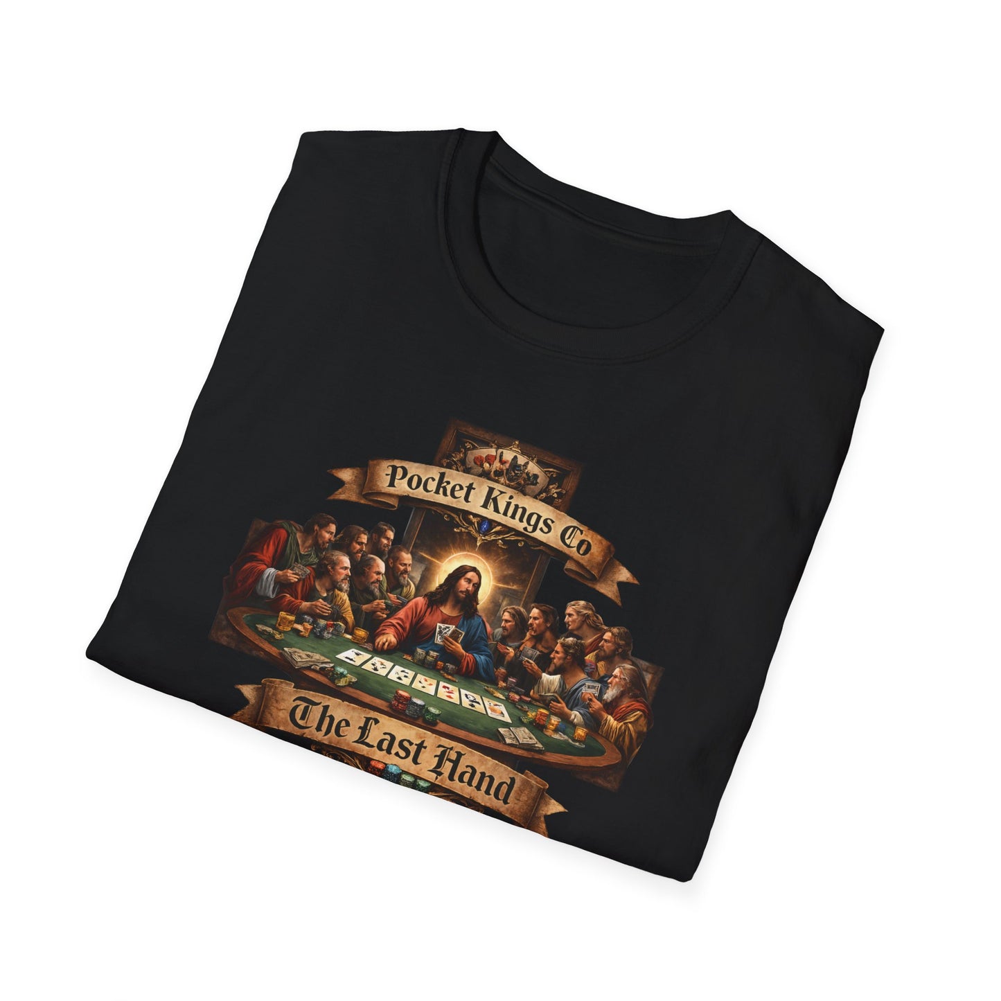 ''The Last Hand'' Poker T-Shirt – PocketKingsCo Faith & Poker Edition