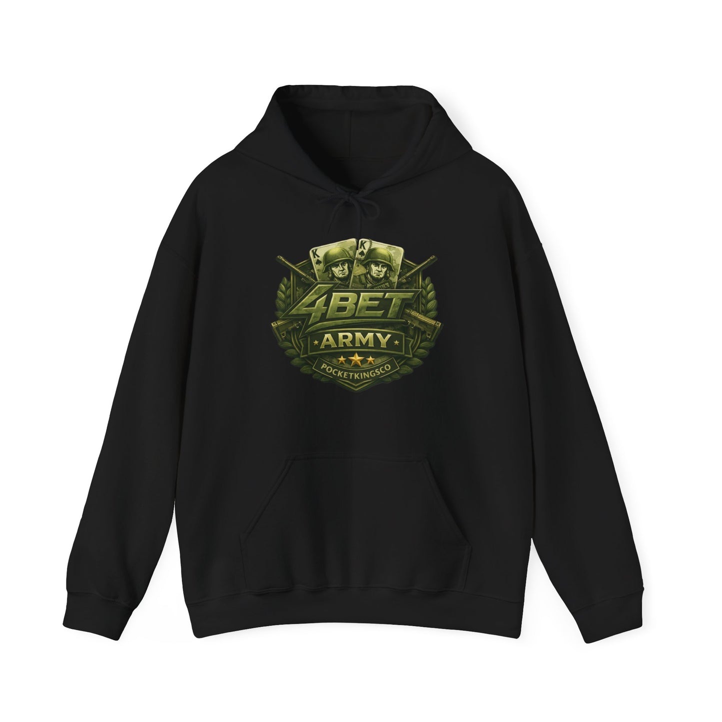 4Bet Army Hoodie – PocketKingsCo Poker
