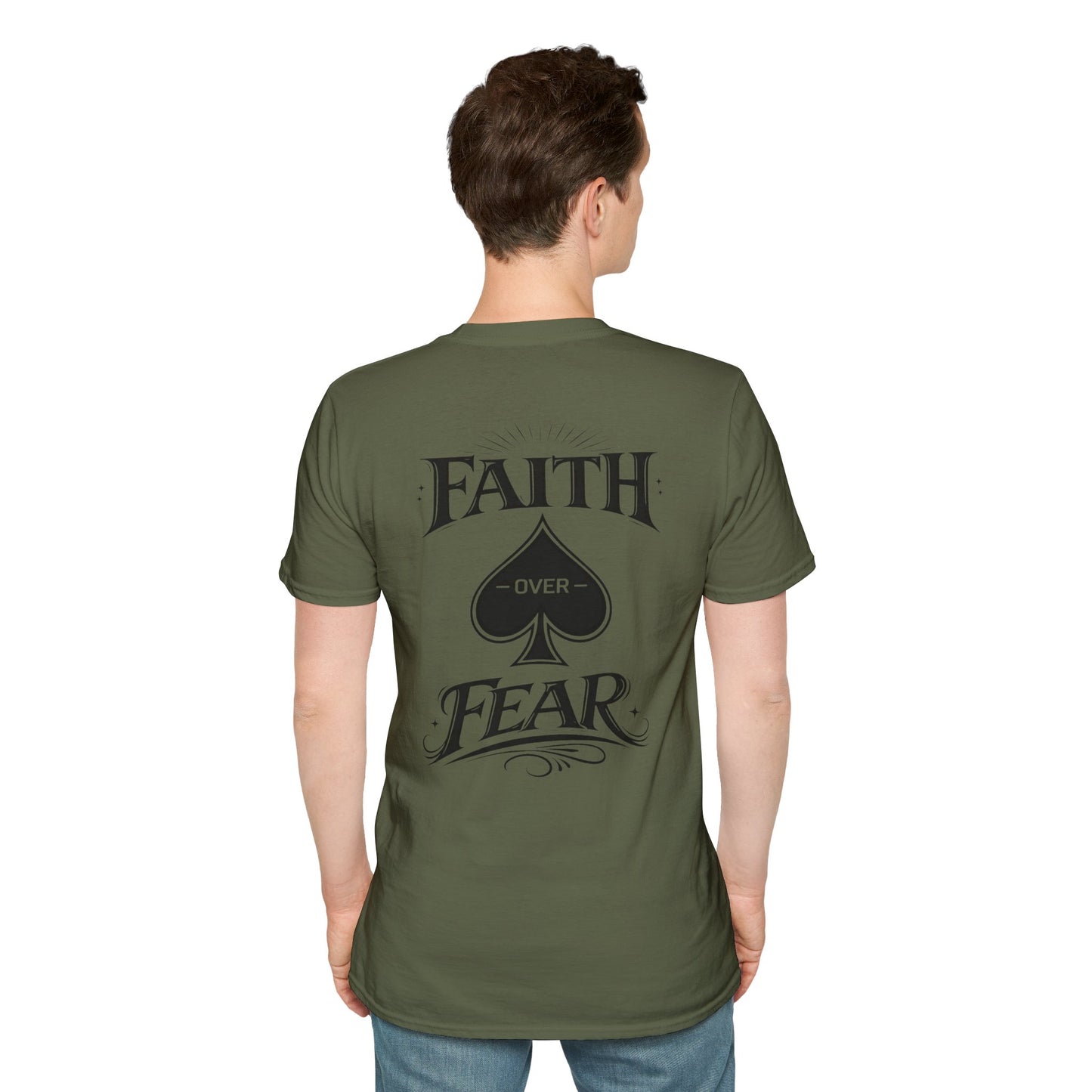 Faith Over Fear– PocketKingsCo Poker Lifestyle T-Shirt