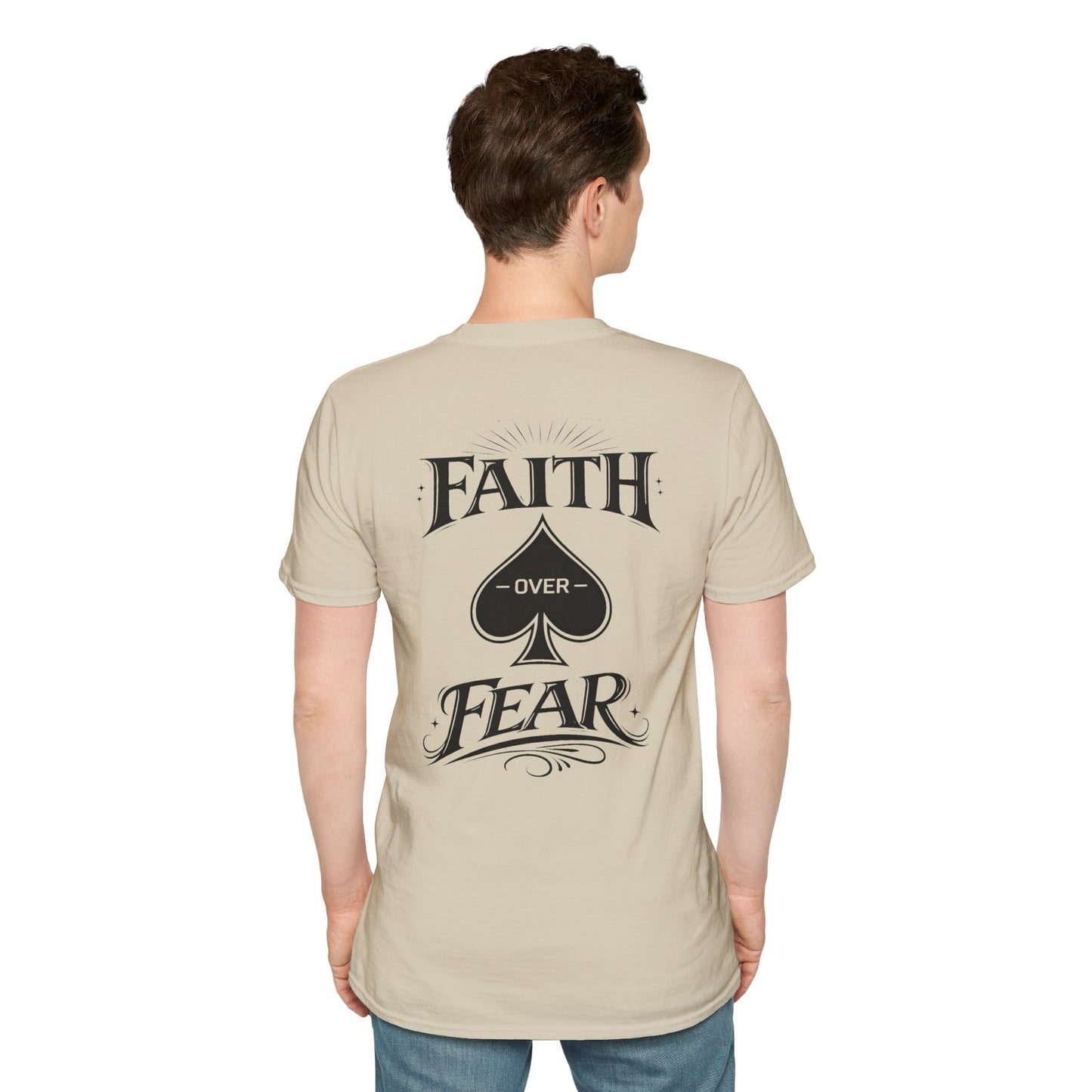Faith Over Fear– PocketKingsCo Poker Lifestyle T-Shirt