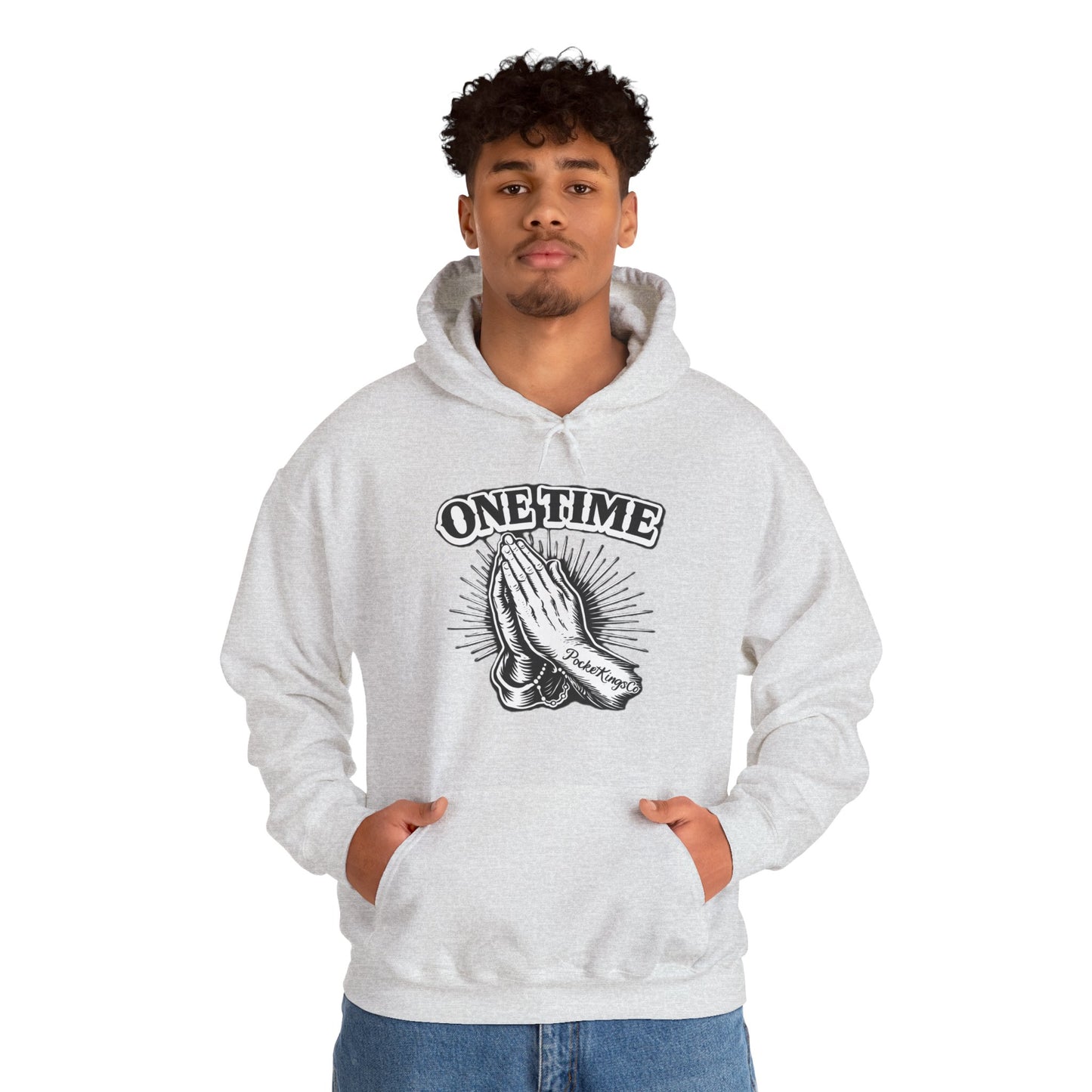 One Time PocketKingsCo Poker Mindset Hoodie