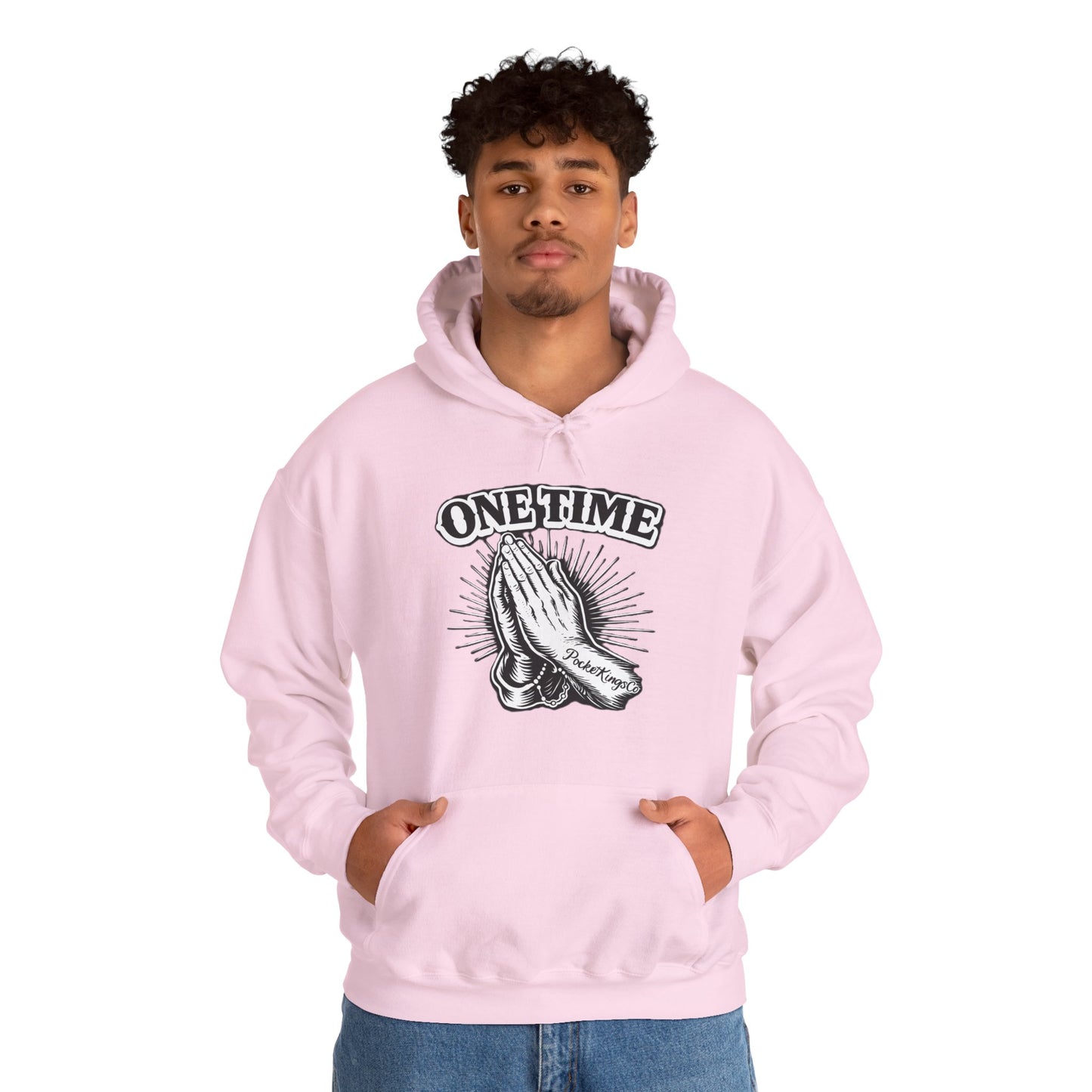 One Time PocketKingsCo Poker Mindset Hoodie
