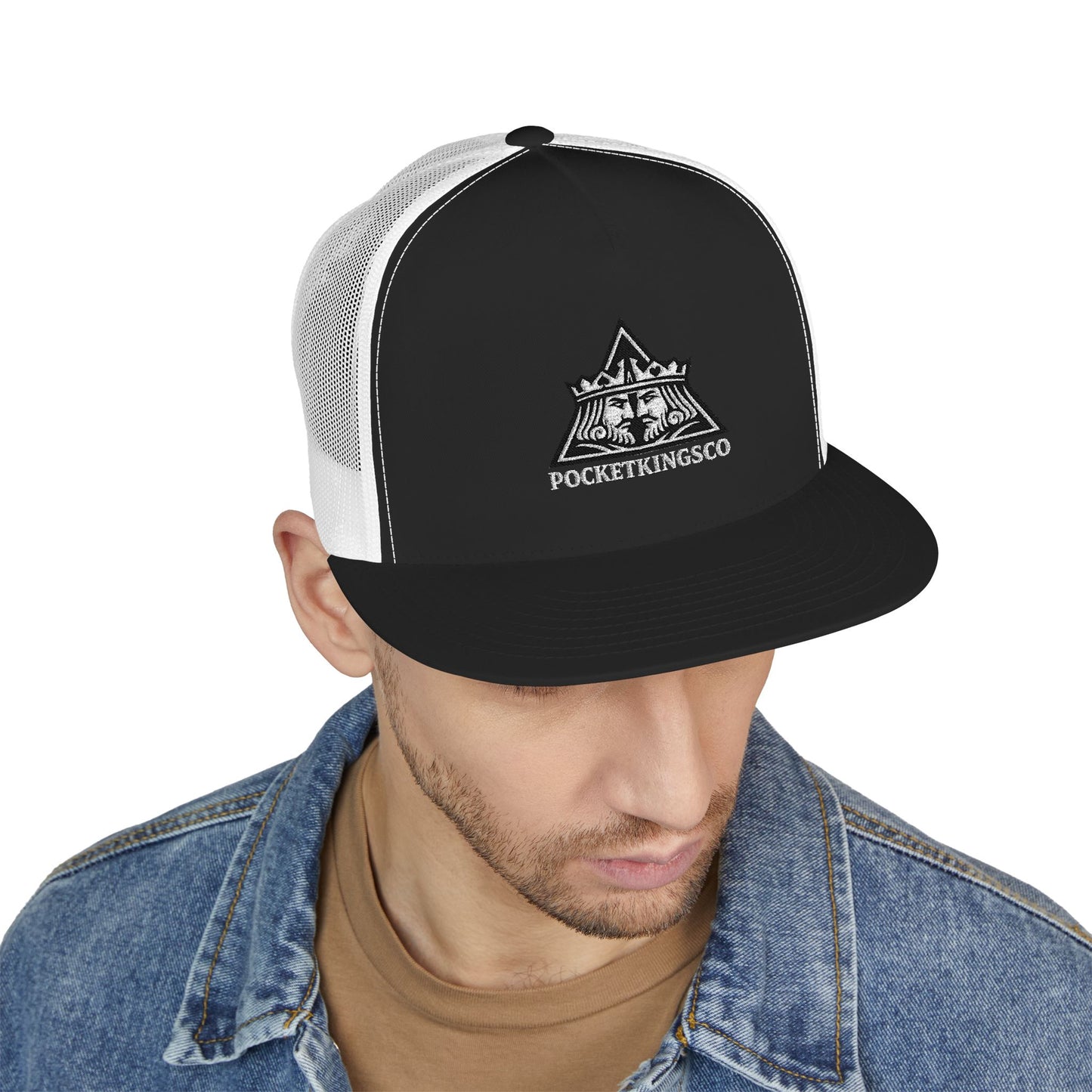 All-Seeing King Trucker Cap – PocketKingsCo Poker Hat