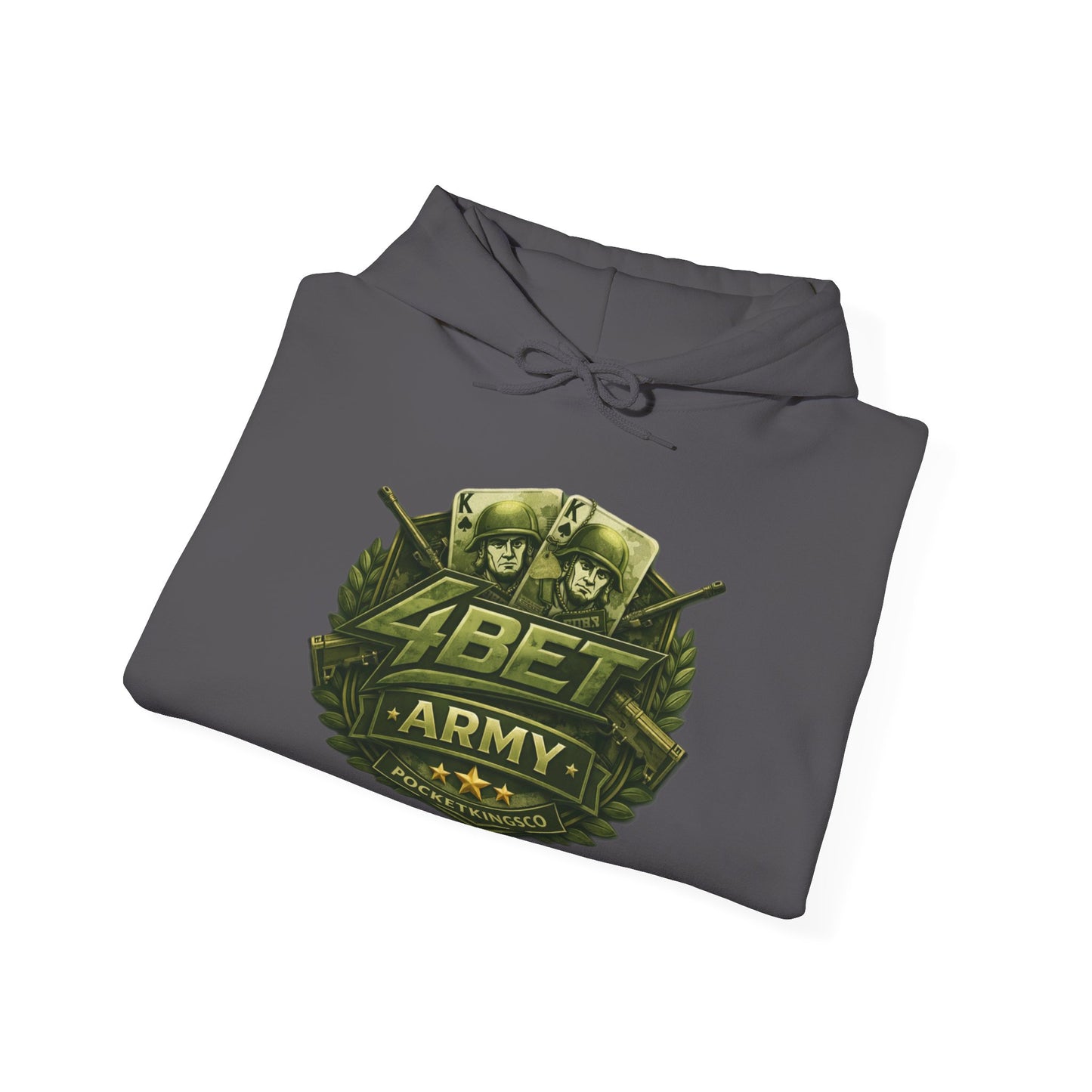 4Bet Army Hoodie – PocketKingsCo Poker
