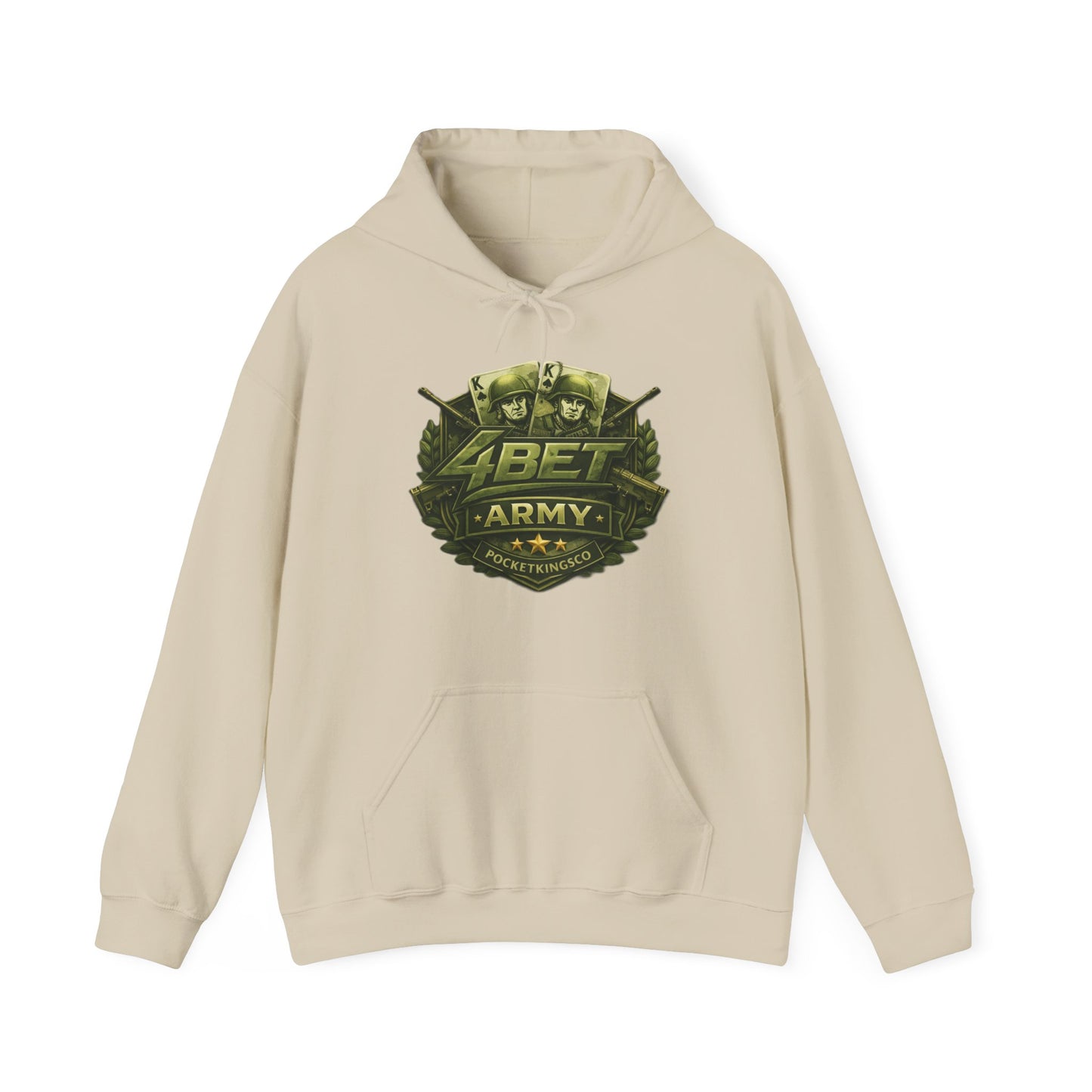 4Bet Army Hoodie – PocketKingsCo Poker