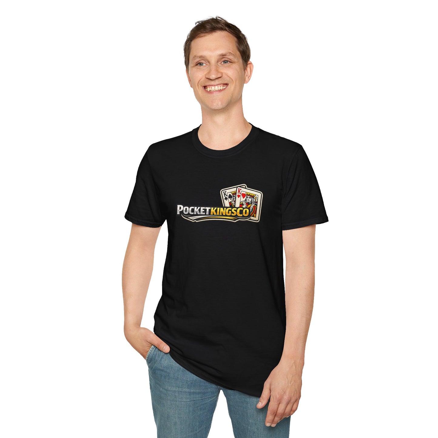 PocketKingsCo Premium Logo T-Shirt – Pocket Kings Poker Tee