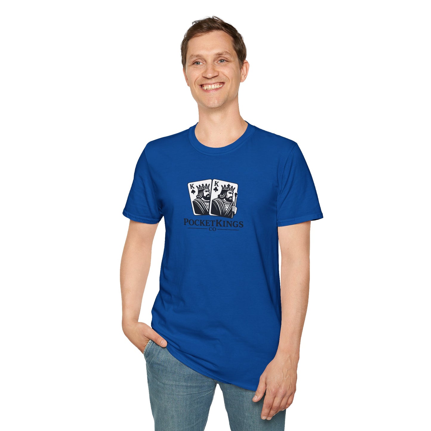Classic Pocket Kings Logo T-Shirt – PocketKingsCo Signature Poker Tee