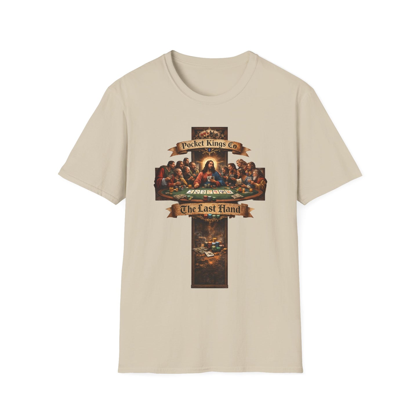 ''The Last Hand'' Poker T-Shirt – PocketKingsCo Faith & Poker Edition