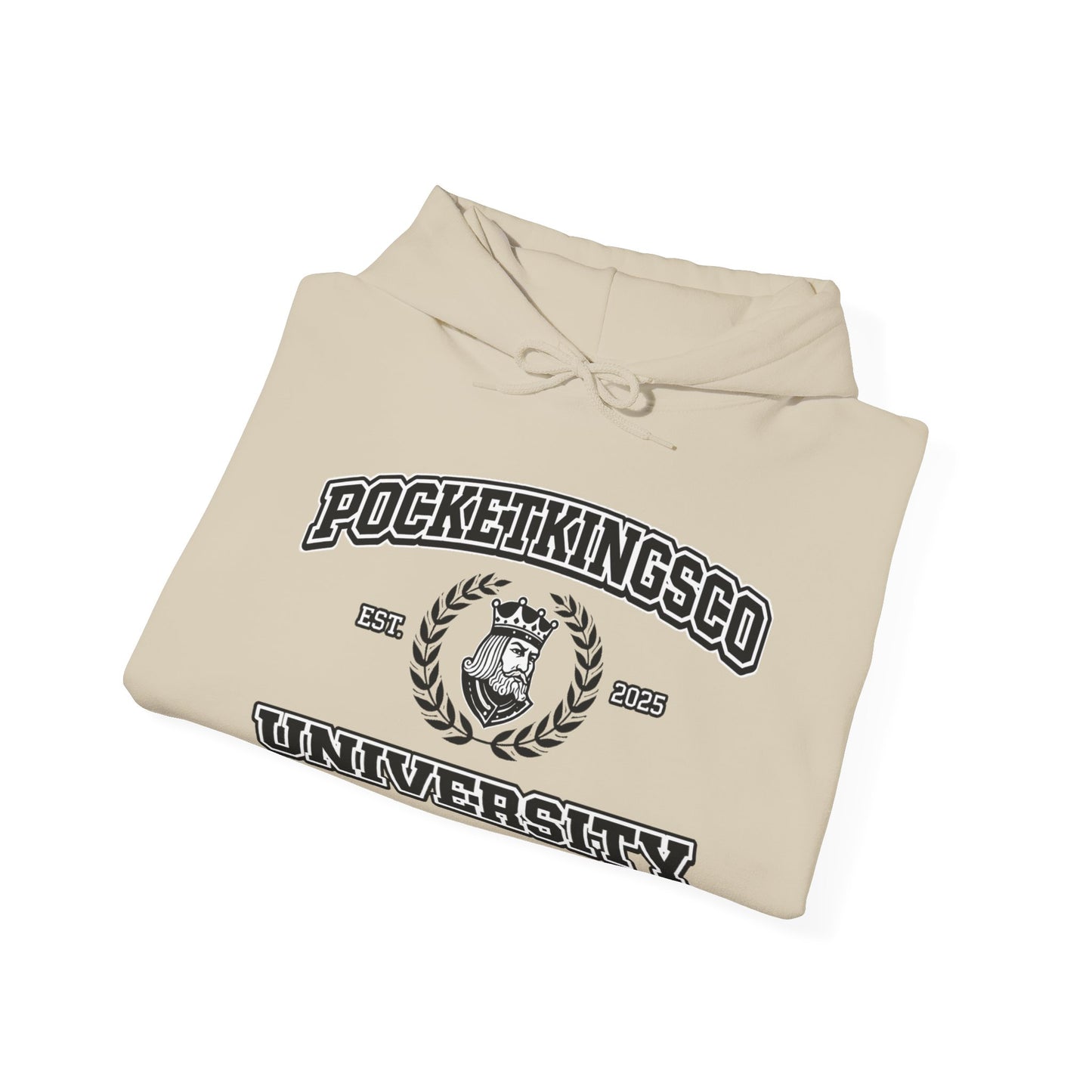PocketKingsCo University Hoodie — Classic College Edition