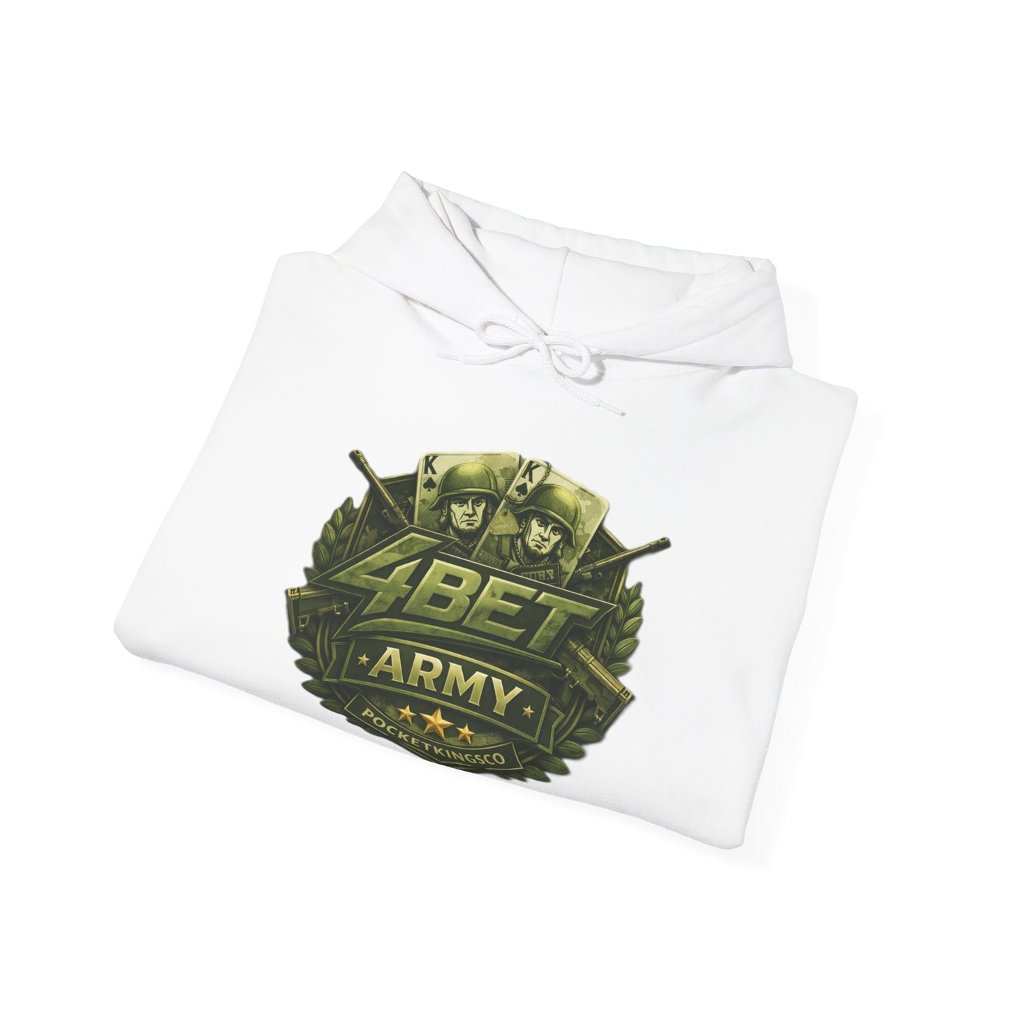 4Bet Army Hoodie – PocketKingsCo Poker