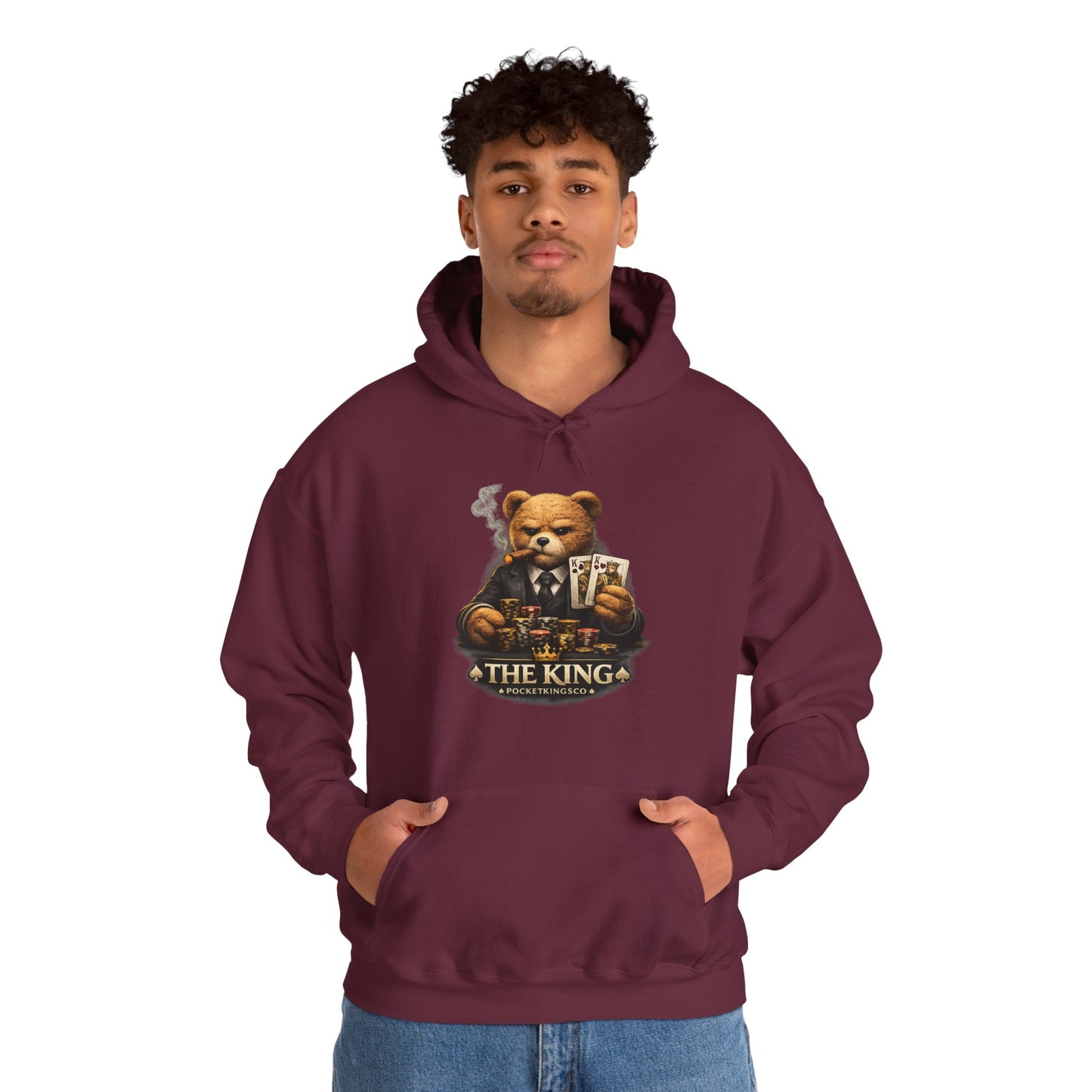 The King Teddy Poker Hoodie – PocketKingsCo