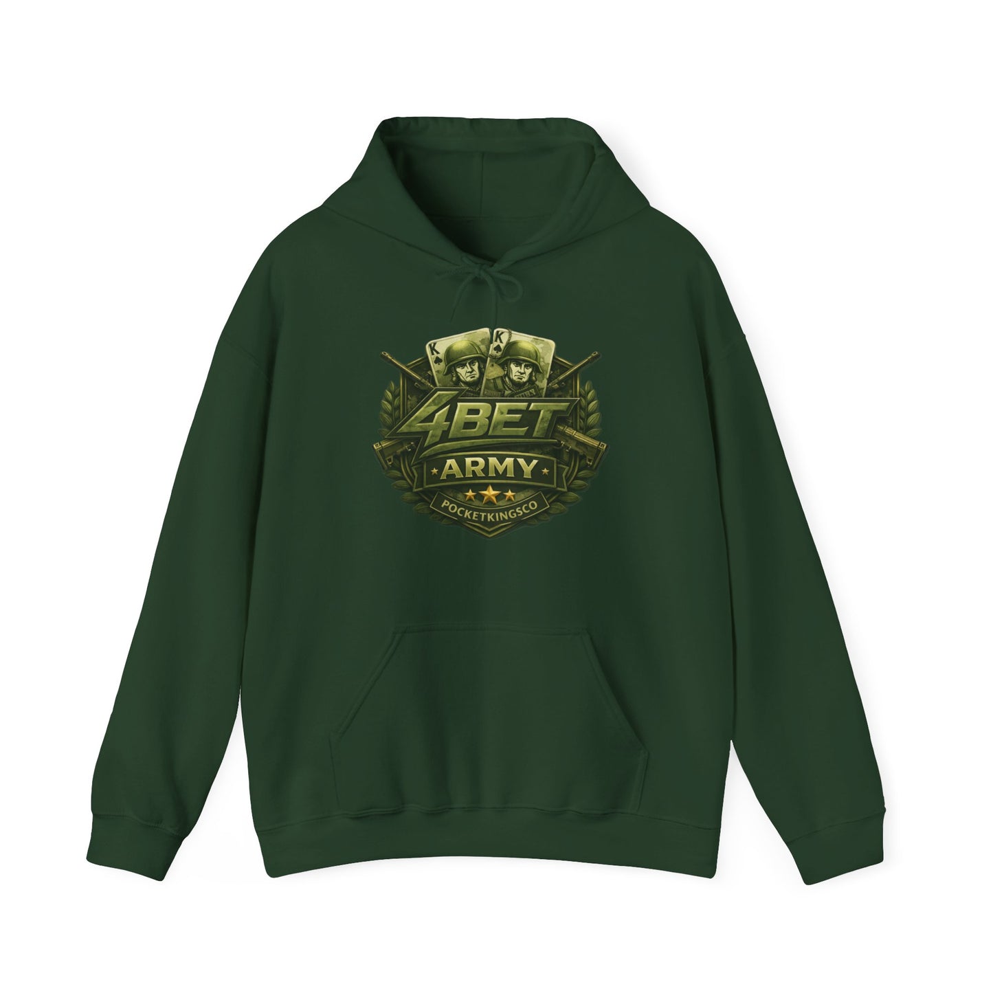 4Bet Army Hoodie – PocketKingsCo Poker