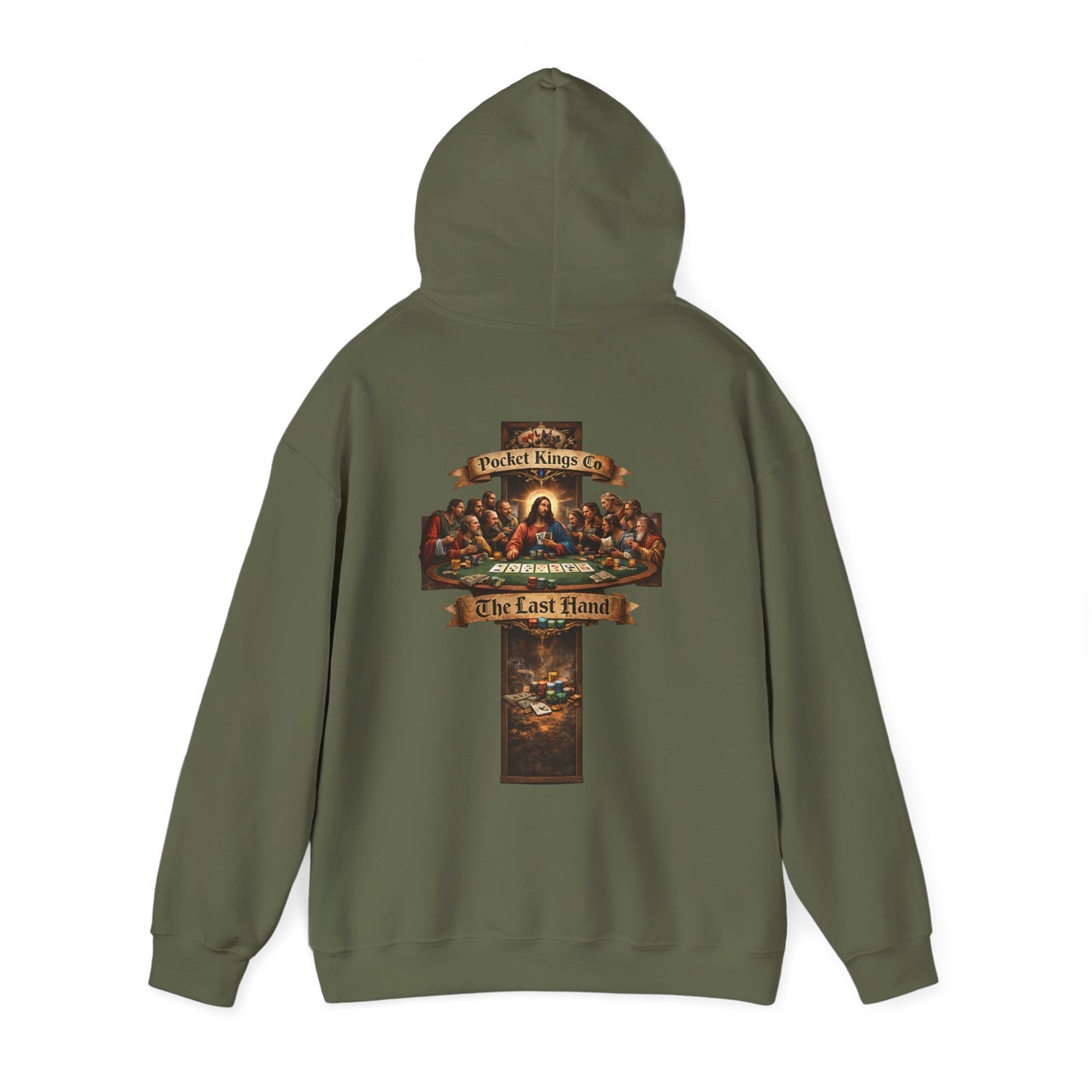 The Last Hand Hoodie – PocketKingsCo Faith Over Fear Edition
