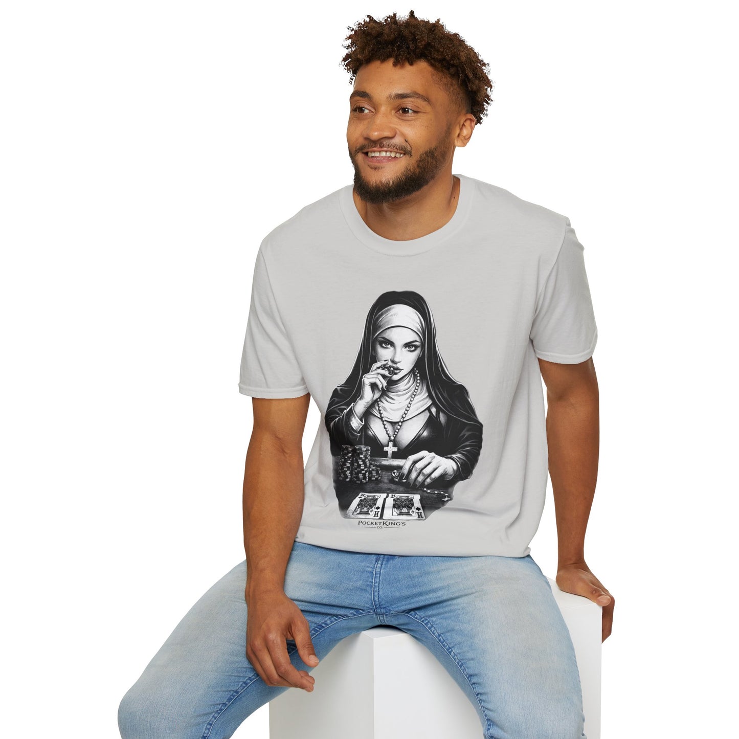 Pocket Kings Nun T-Shirt – Temptation PocketKingsCo Design