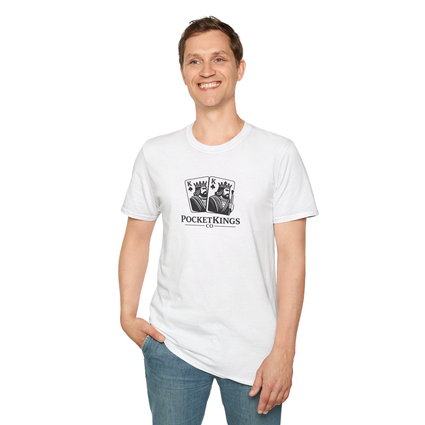 Classic Pocket Kings Logo T-Shirt – PocketKingsCo Signature Poker Tee