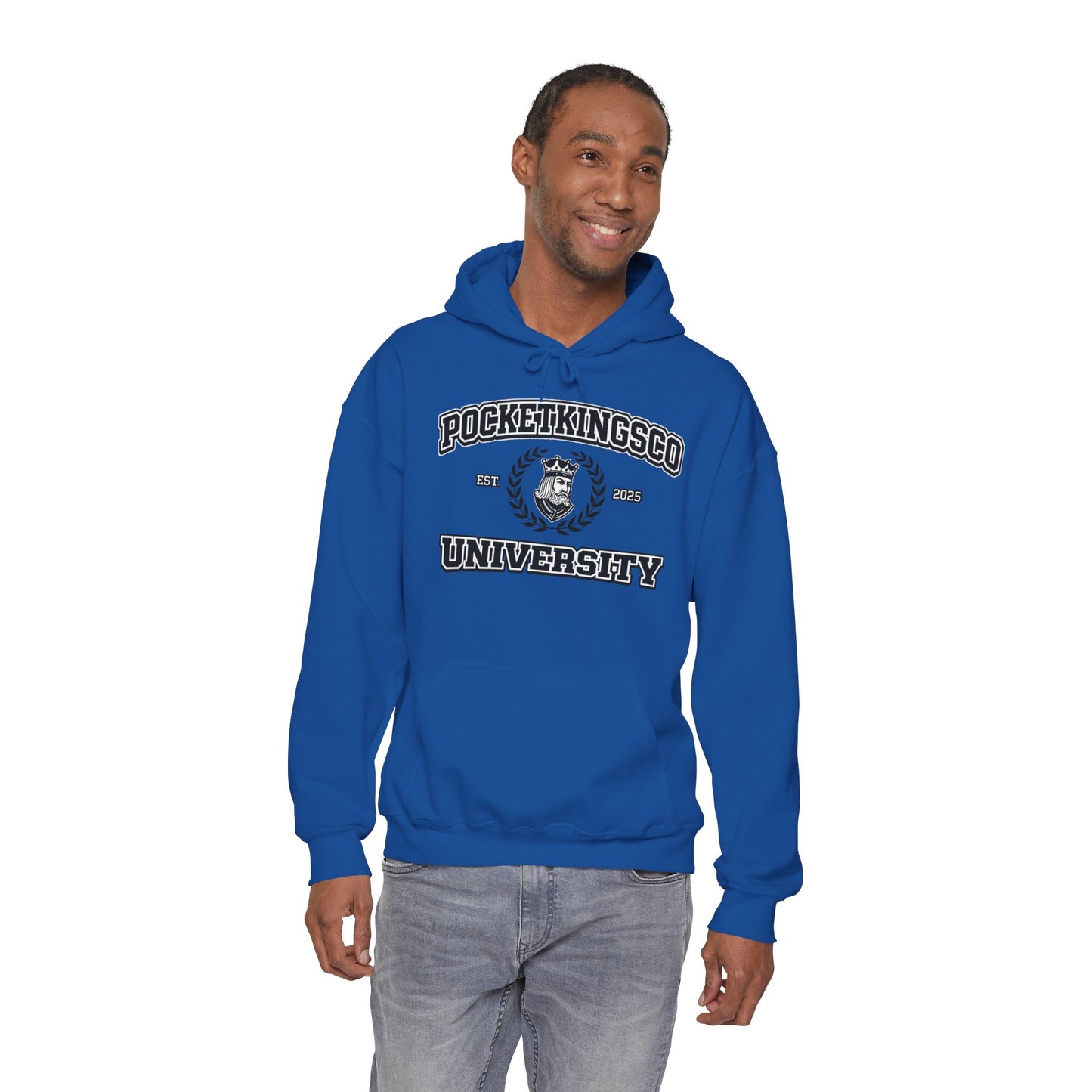 PocketKingsCo University Hoodie — Classic College Edition