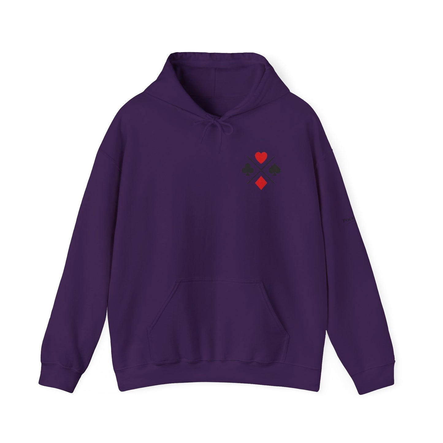 PocketKingsCo Poker Suits Hoodie – Minimal Poker Lifestyle Streetwear