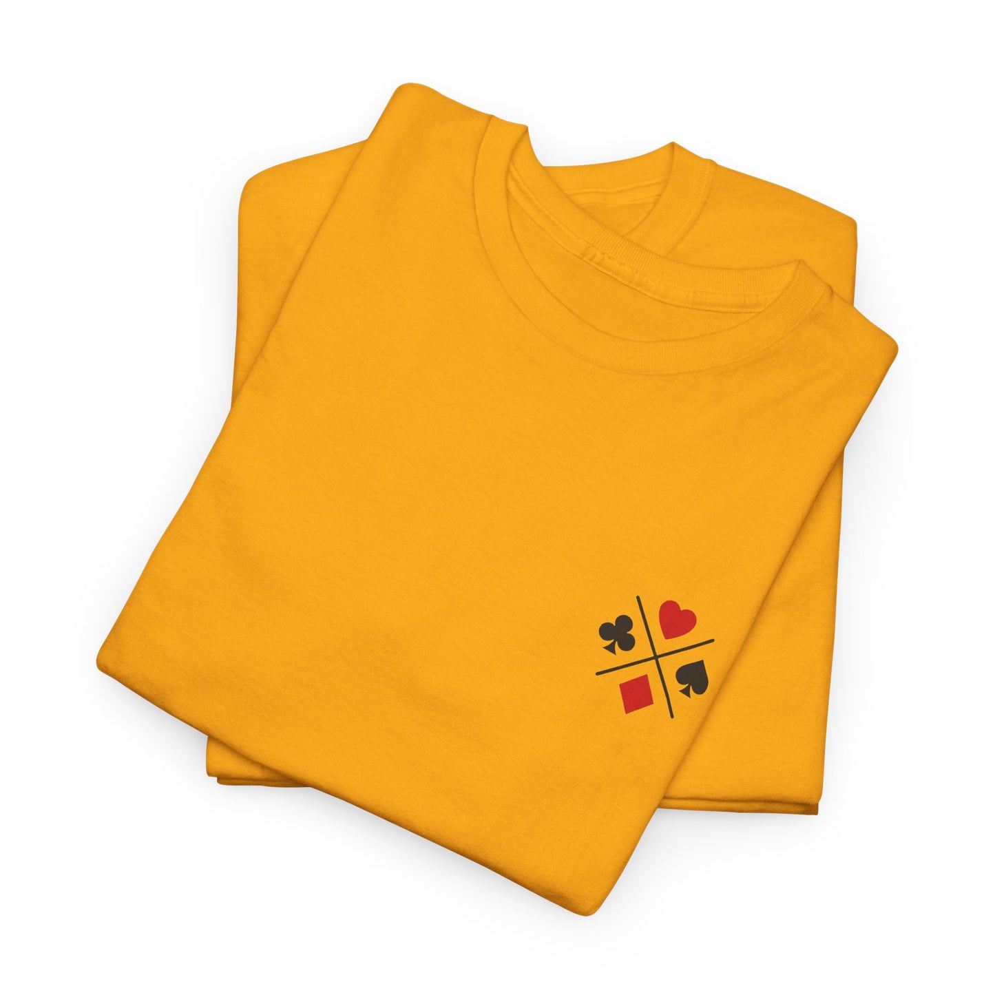 PocketKingsCo Poker Suits Logo T-Shirt – Minimal Left Chest Design