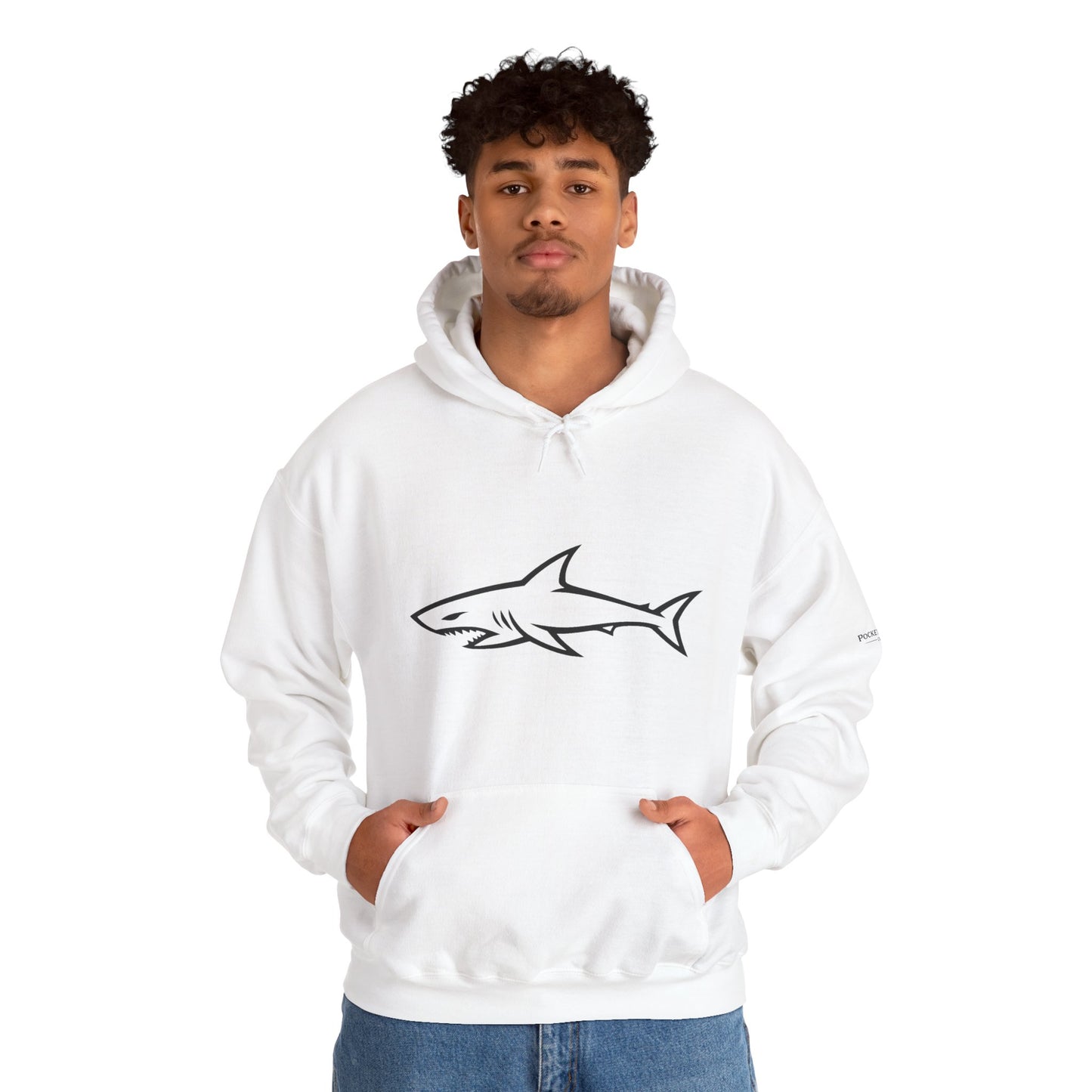 Shark At The Table Hoodie — PocketKingsCo Shark Pullover