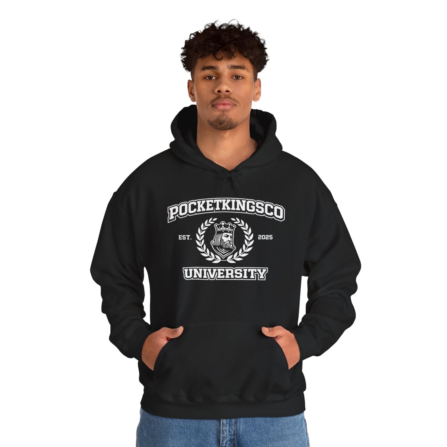 PocketKingsCo University Hoodie — Classic College Edition